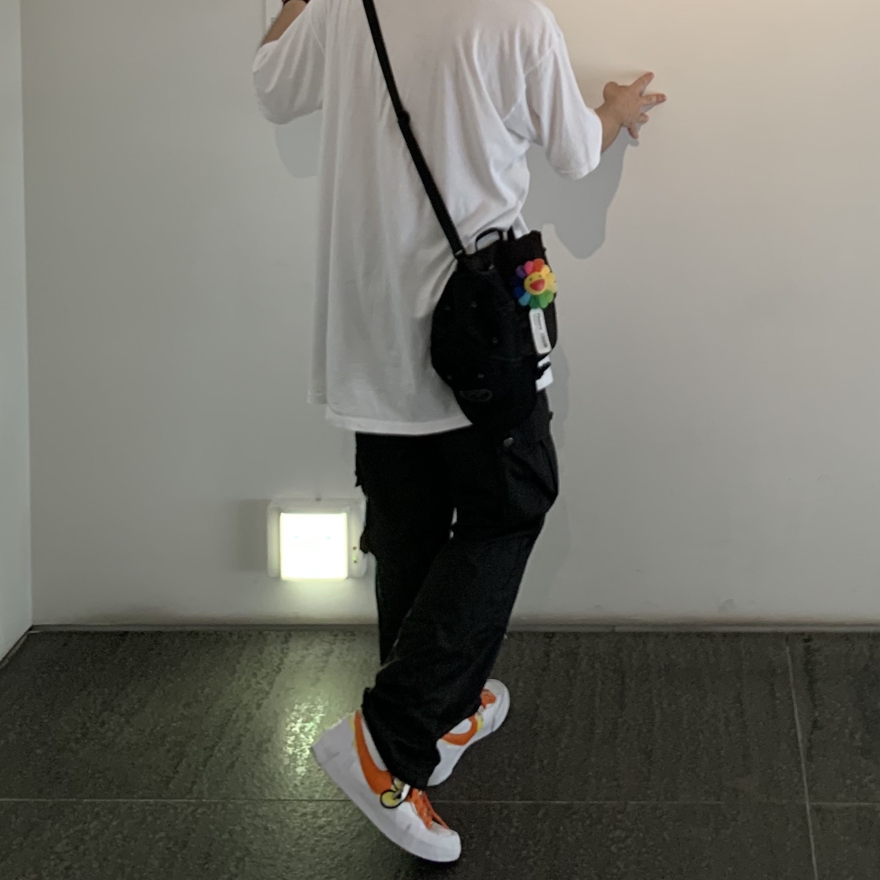 Nike x Sacai Blazer Low Magma Orange 착용 스타일