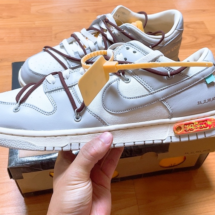 Nike x Off-White Dunk Low The 50 - Lot 46 착용 스타일 - 2