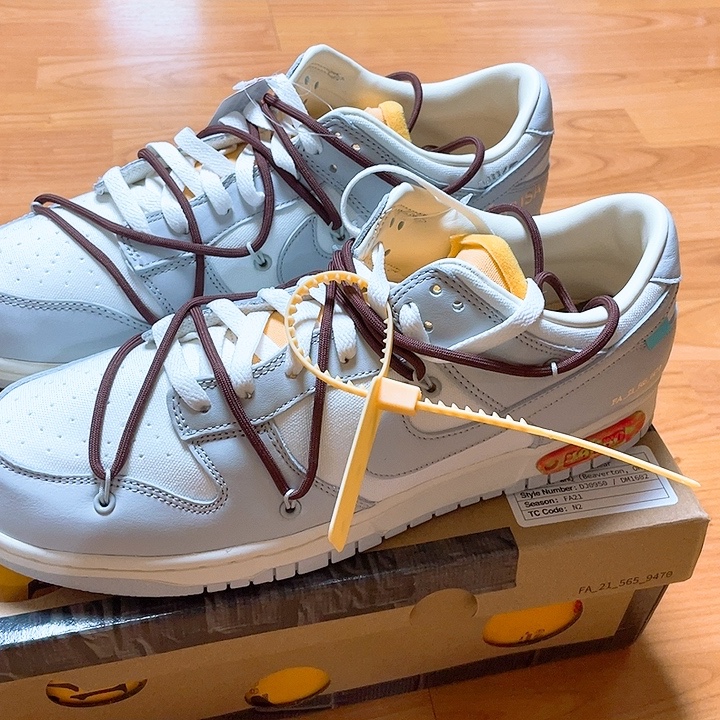 Nike x Off-White Dunk Low The 50 - Lot 46 착용 스타일 - 3