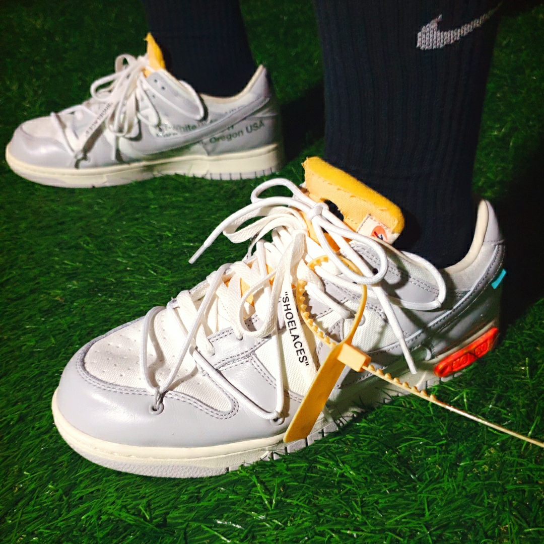 Nike x Off-White Dunk Low The 50 - Lot 46 착용 스타일 - 4