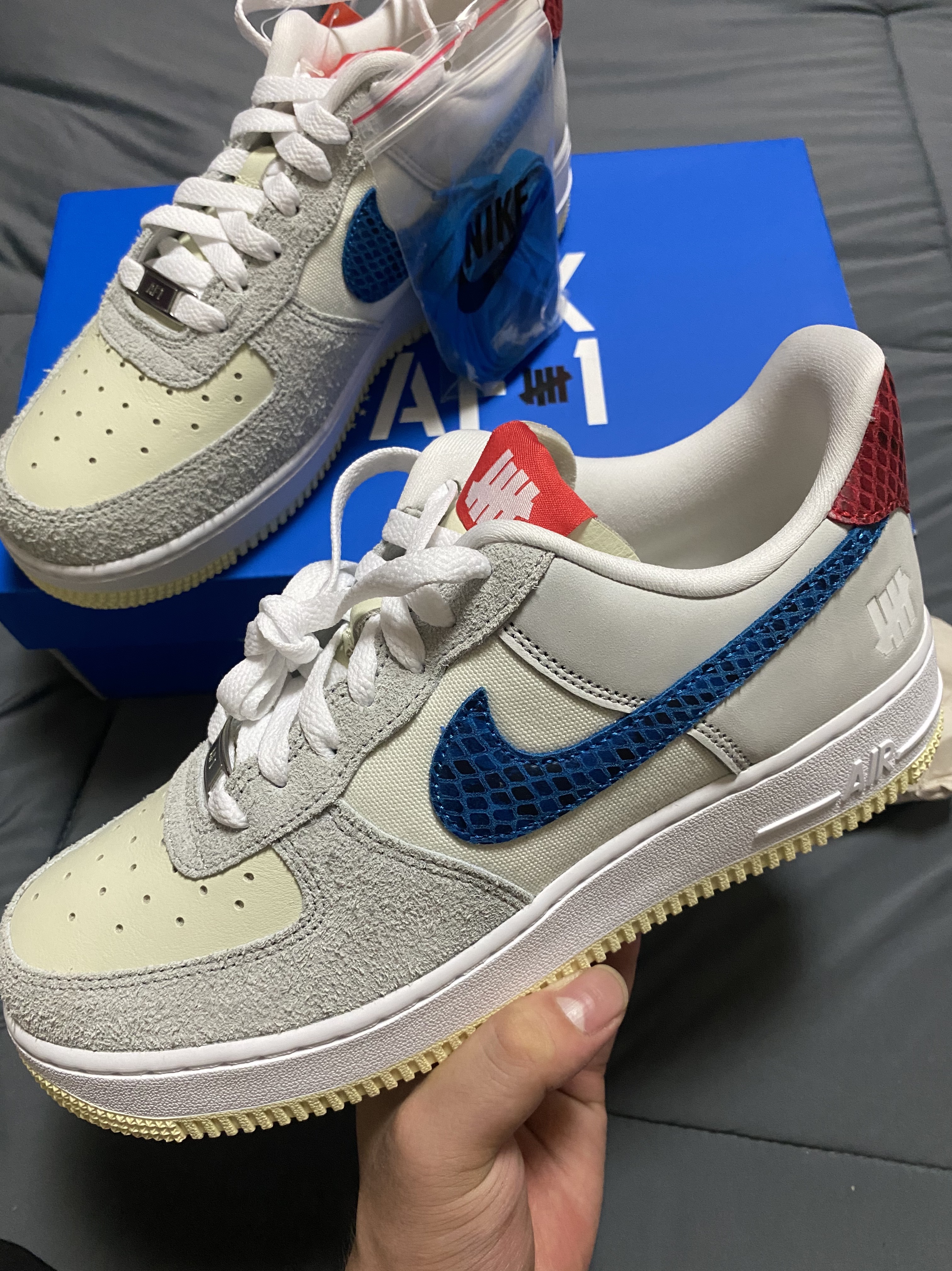 Nike x Undefeated Air Force 1 Low SP 5 On It 착용 스타일 - 1