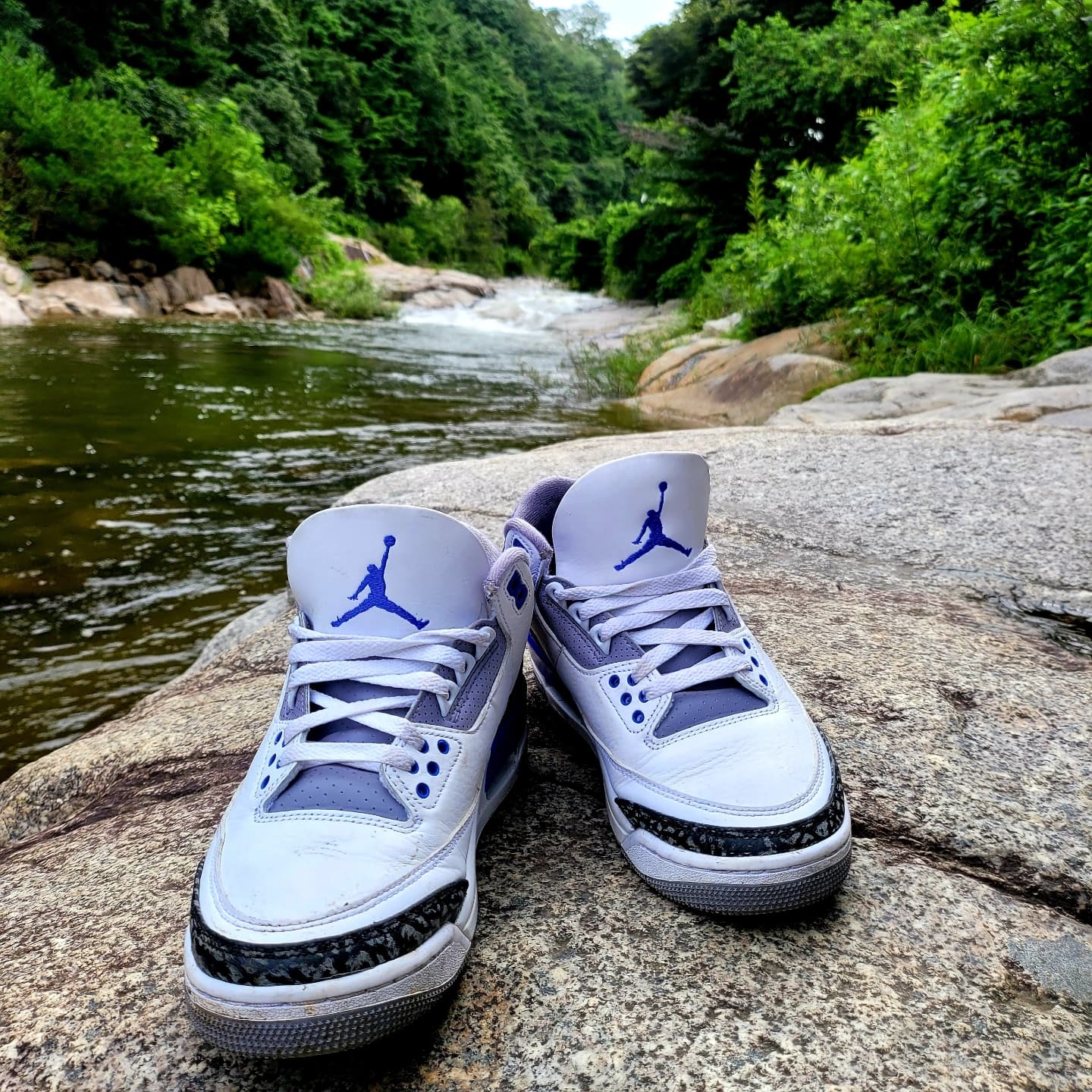 Jordan 3 Retro Racer Blue 착용 스타일 - 1