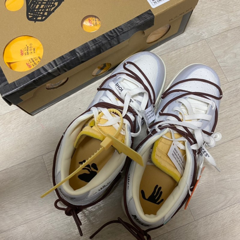 Nike x Off-White Dunk Low The 50 - Lot 46 착용 스타일