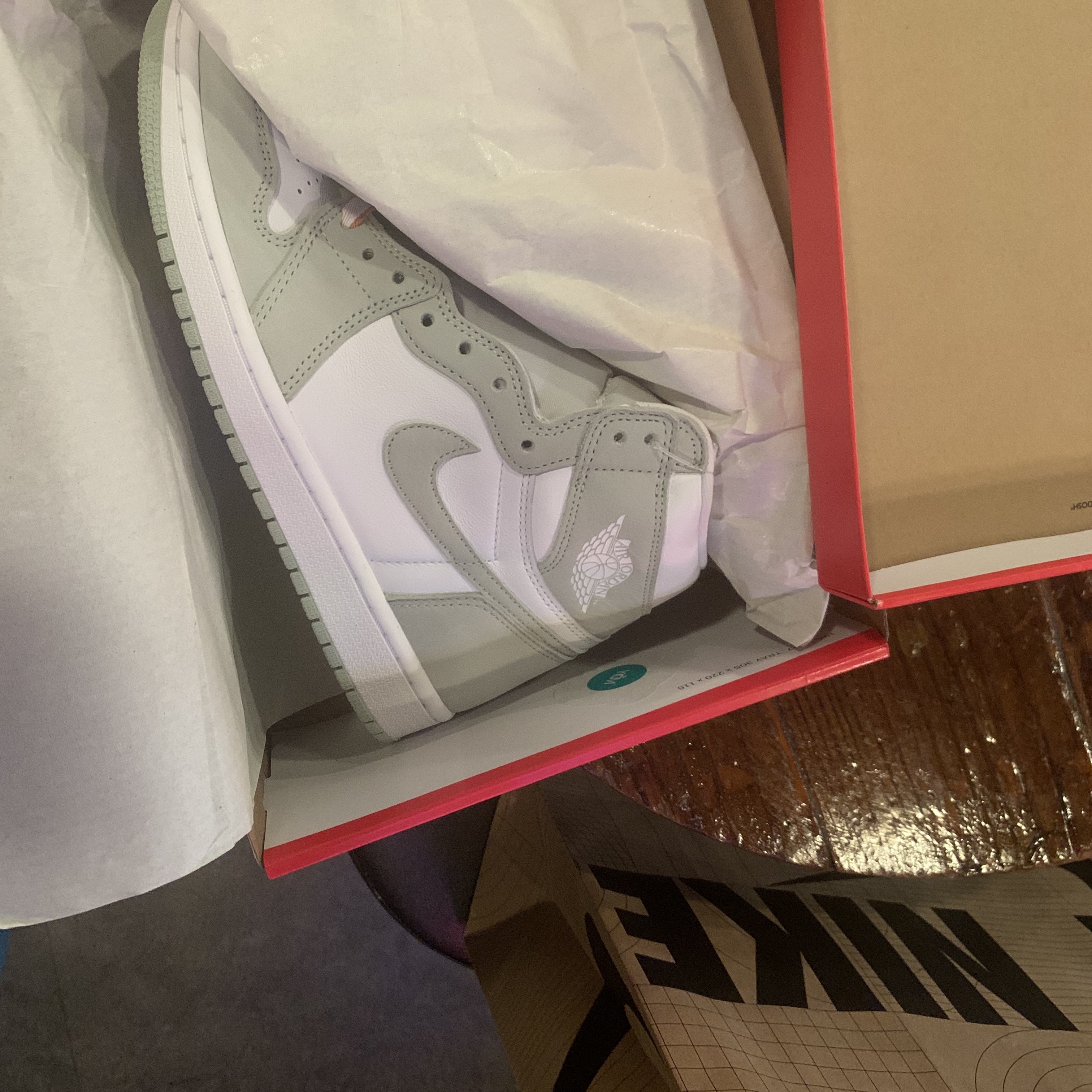 (W) Jordan 1 Retro High OG Seafoam 착용 스타일