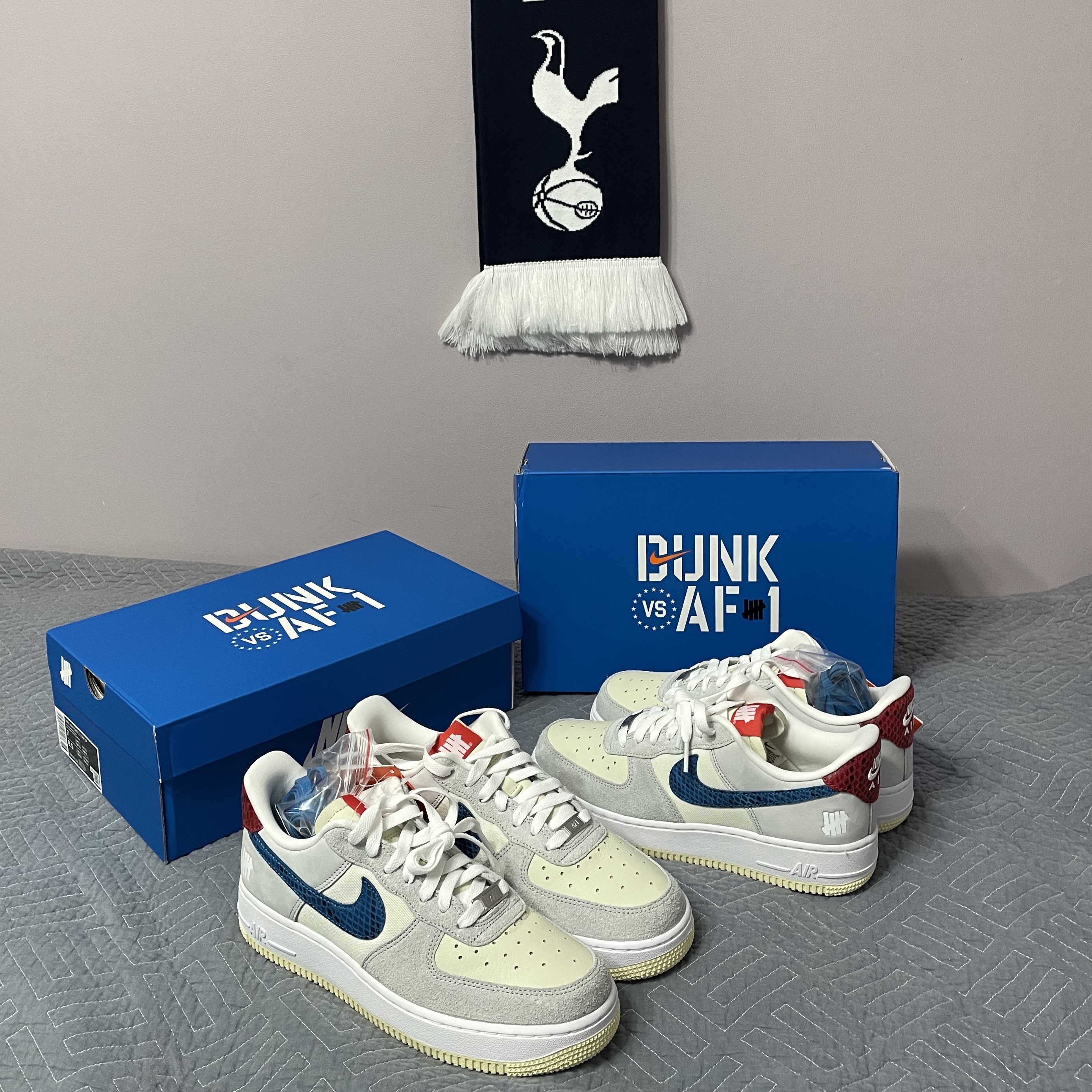 Nike x Undefeated Air Force 1 Low SP 5 On It 착용 스타일