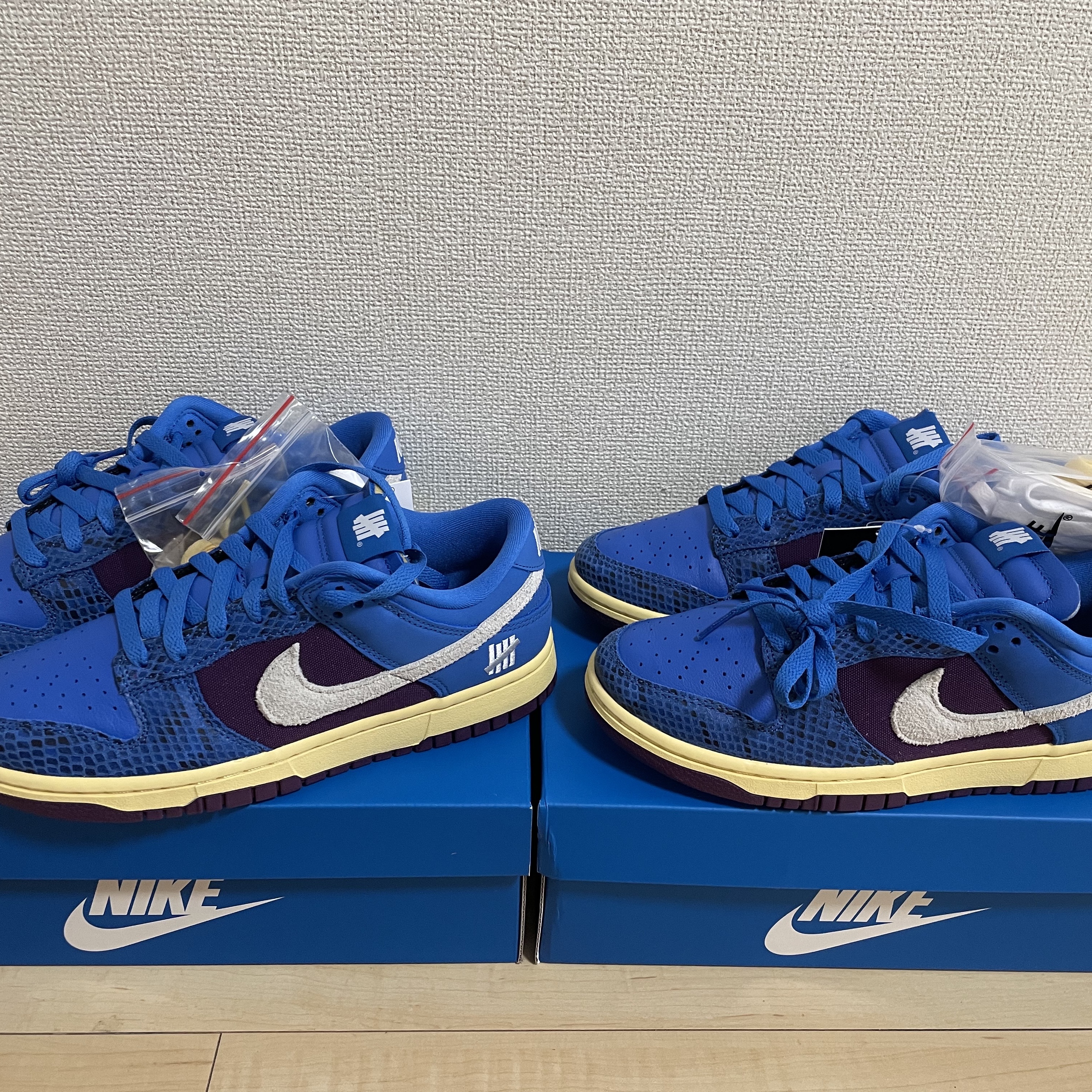 Nike x Undefeated Dunk Low SP 5 On It 착용 스타일 - 1