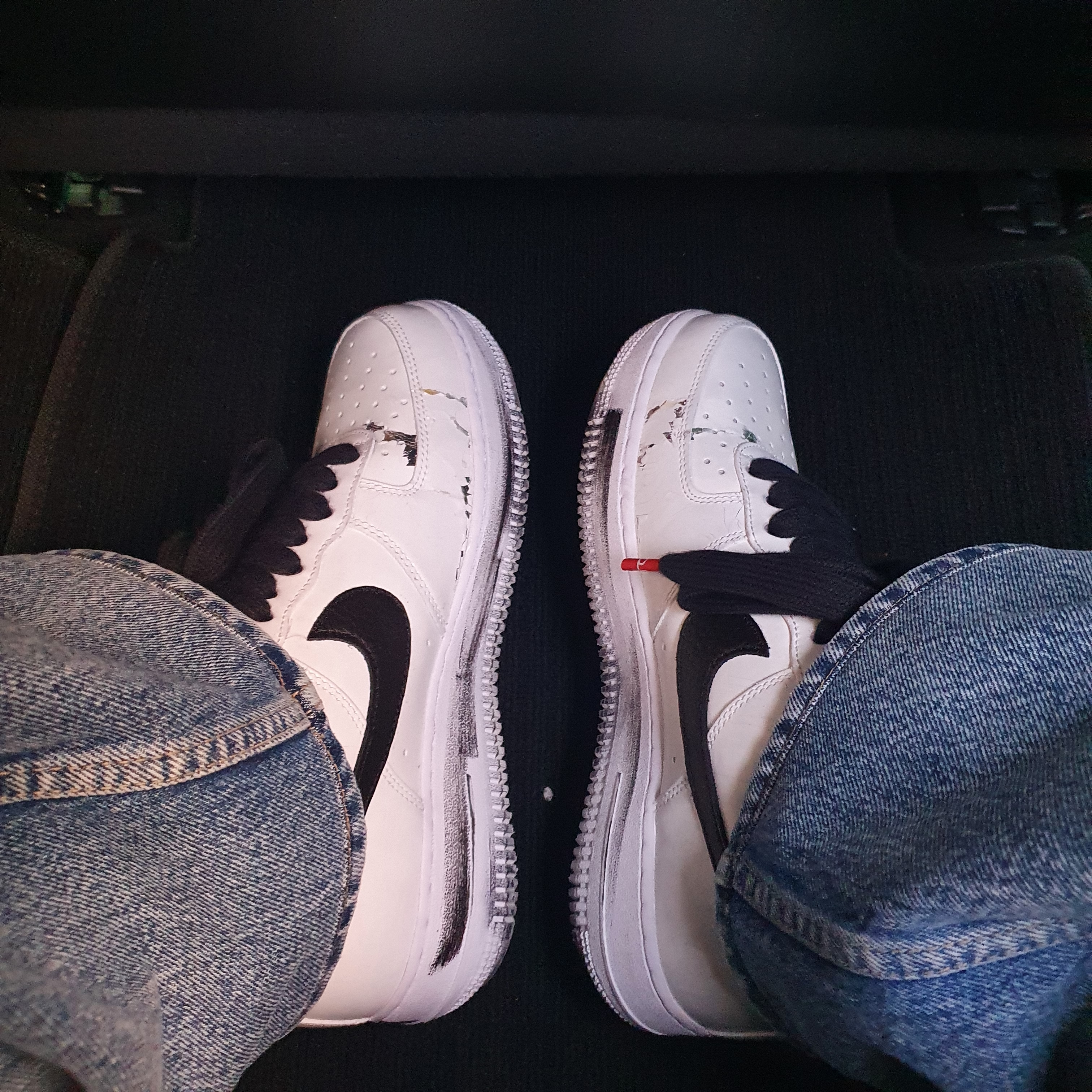Nike x Peaceminusone Air Force 1 Low Para-Noise 2.0 착용 스타일