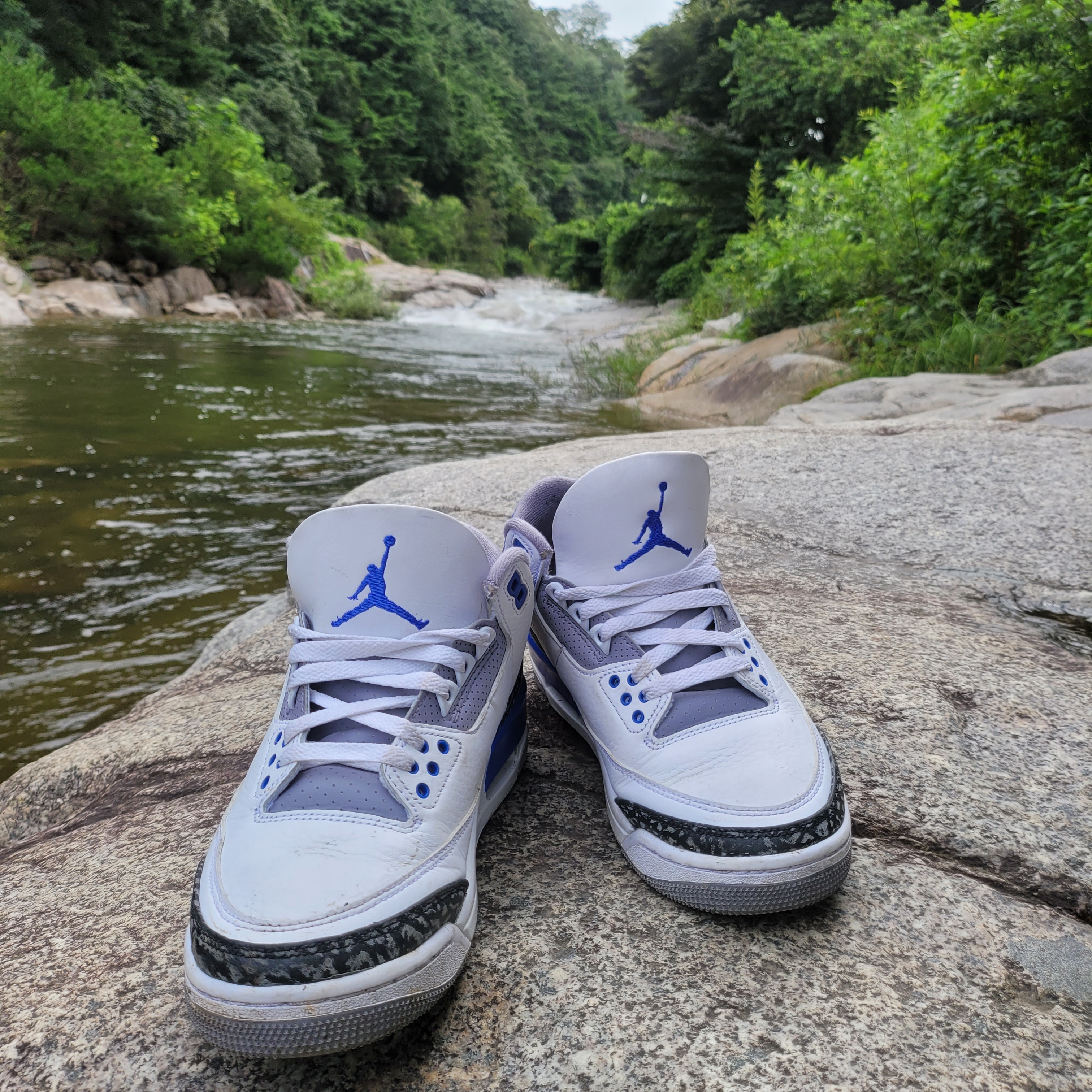 Jordan 3 Retro Racer Blue 착용 스타일 - 1