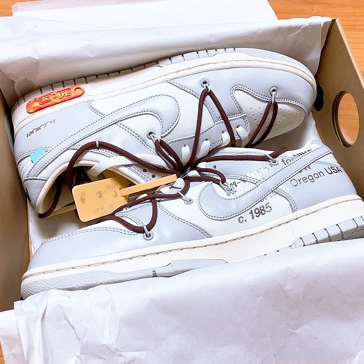Nike x Off-White Dunk Low The 50 - Lot 46 착용 스타일 - 1