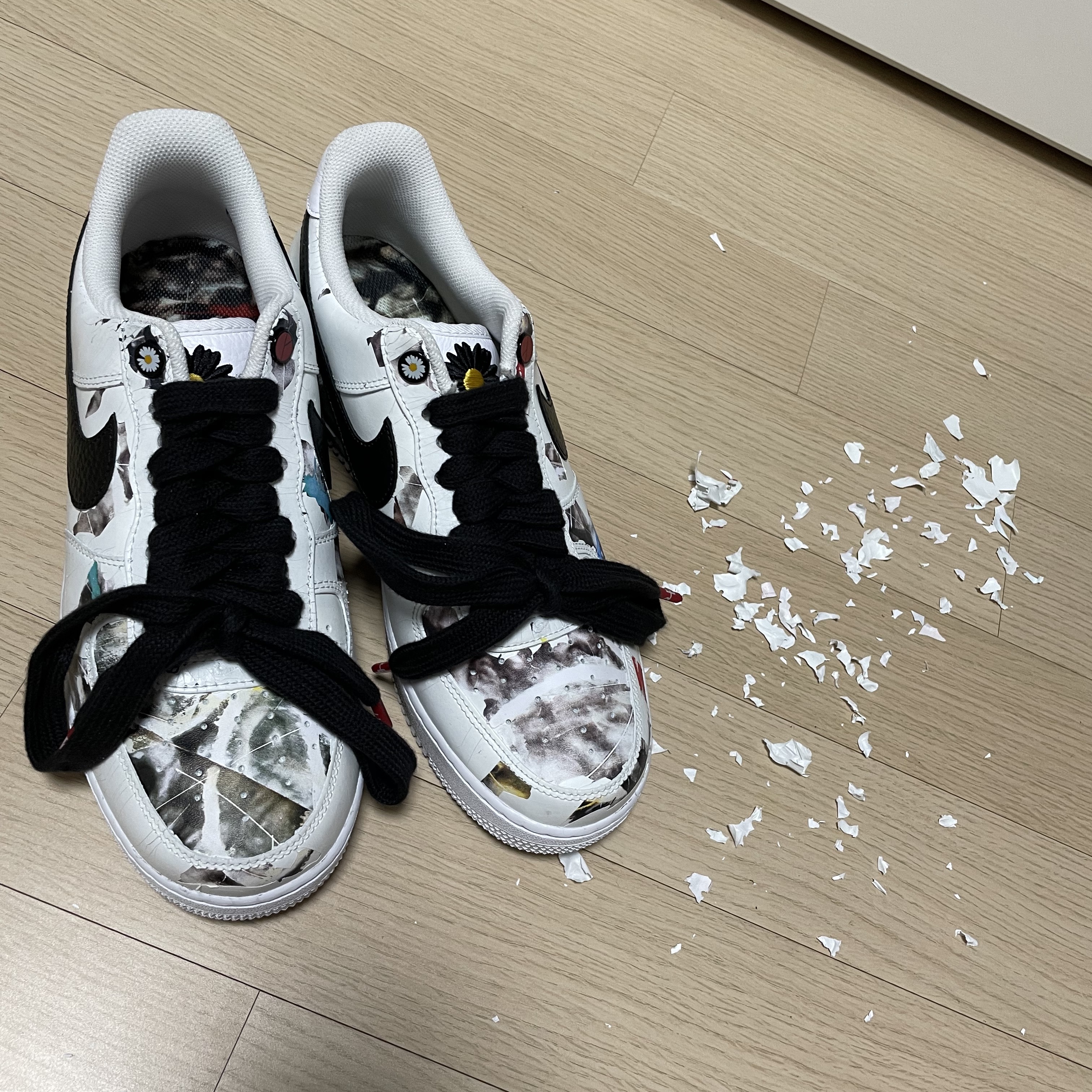 Nike x Peaceminusone Air Force 1 Low Para-Noise 2.0 착용 스타일