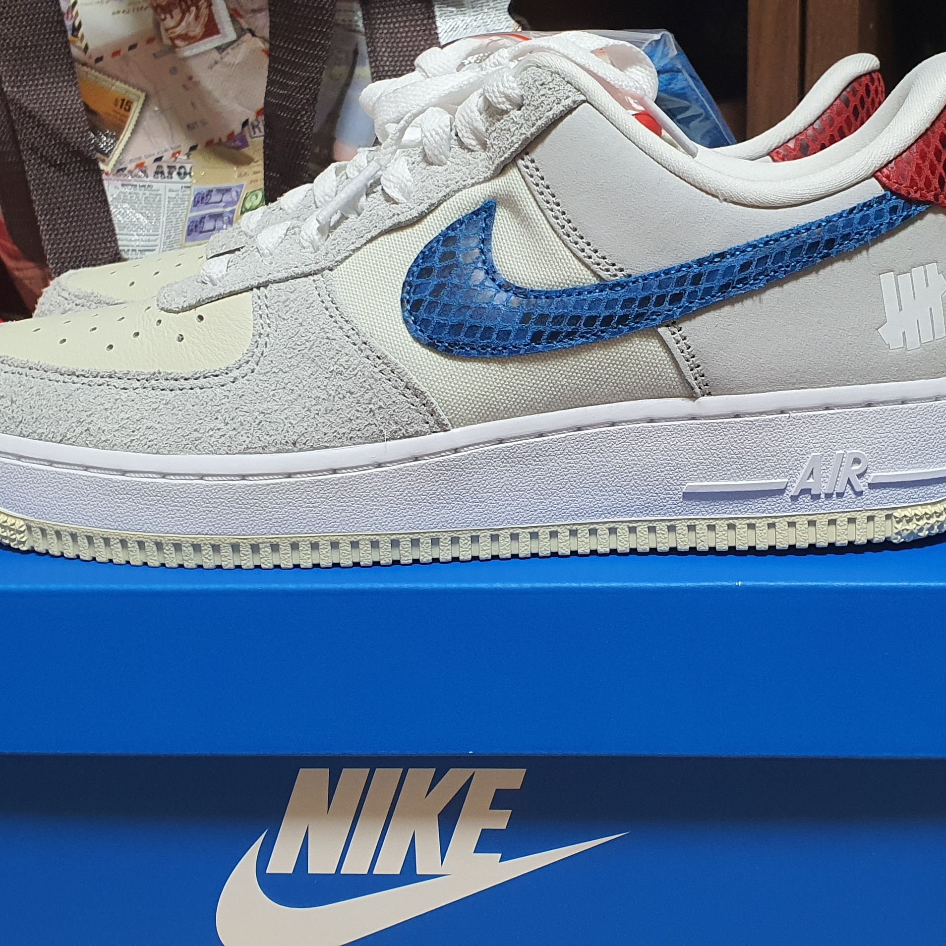 Nike x Undefeated Air Force 1 Low SP 5 On It 착용 스타일 - 2