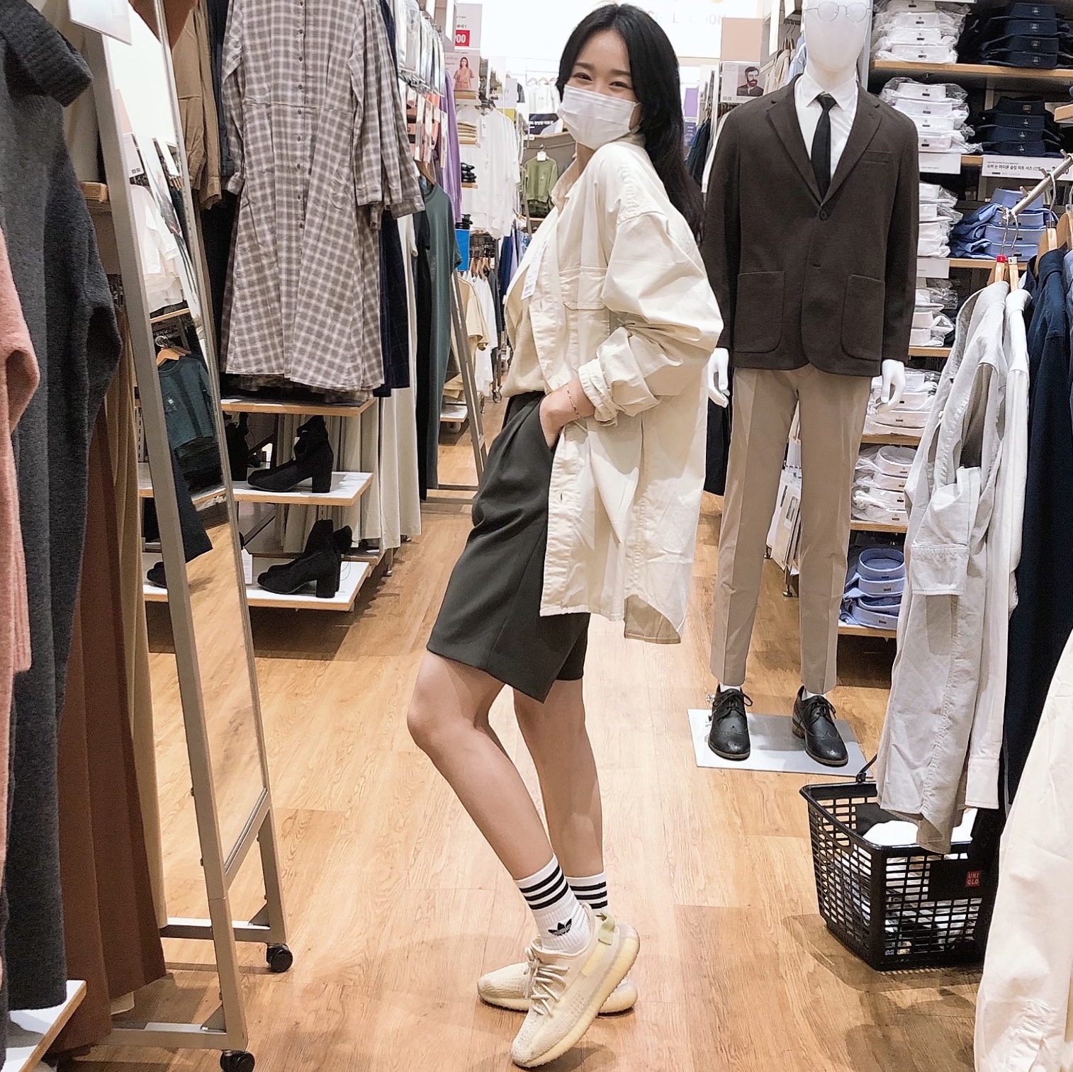 Adidas Yeezy Boost 350 V2 Flax 2020 착용 스타일