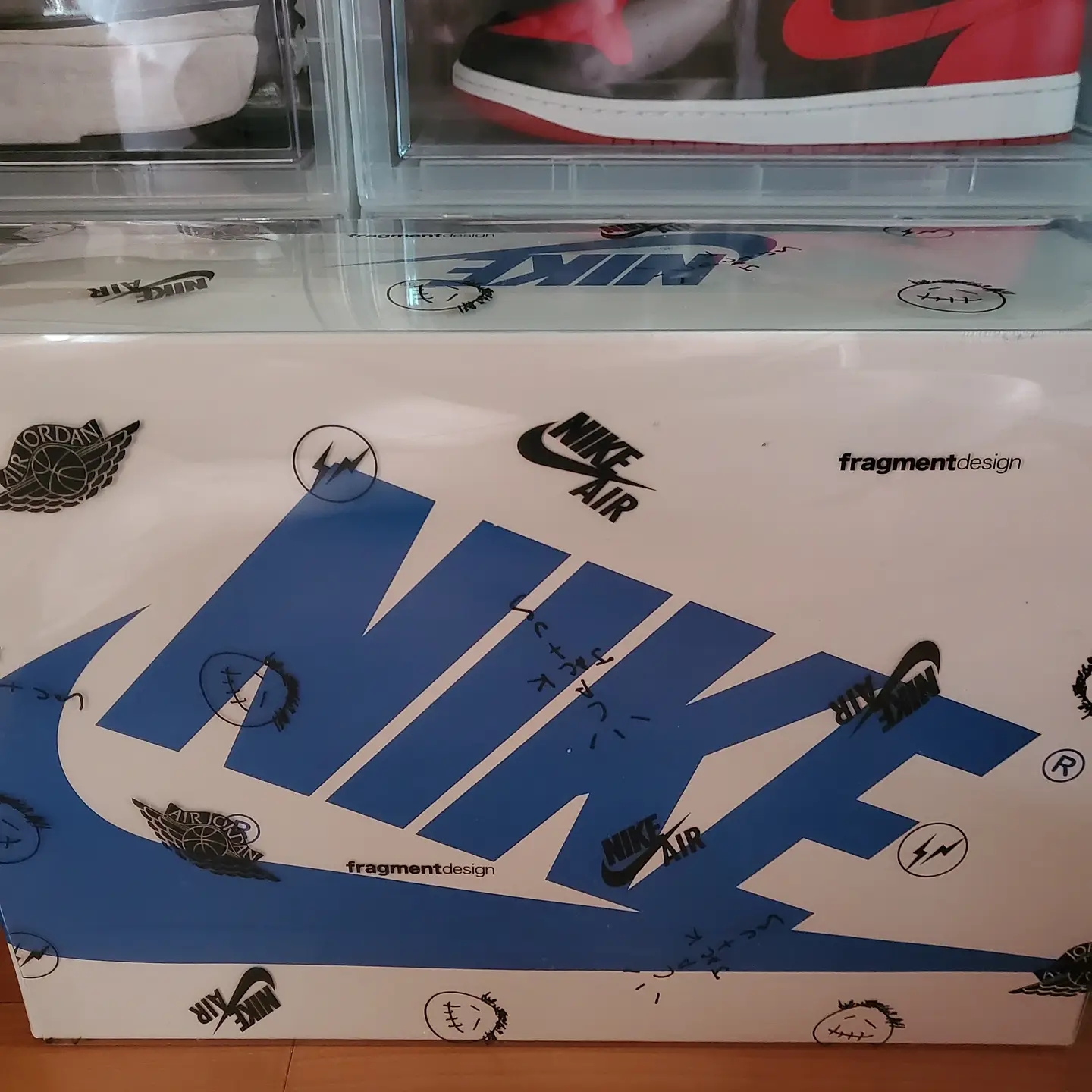 Jordan 1 x Travis Scott x Fragment Retro Low OG SP Military Blue 착용 스타일 - 3