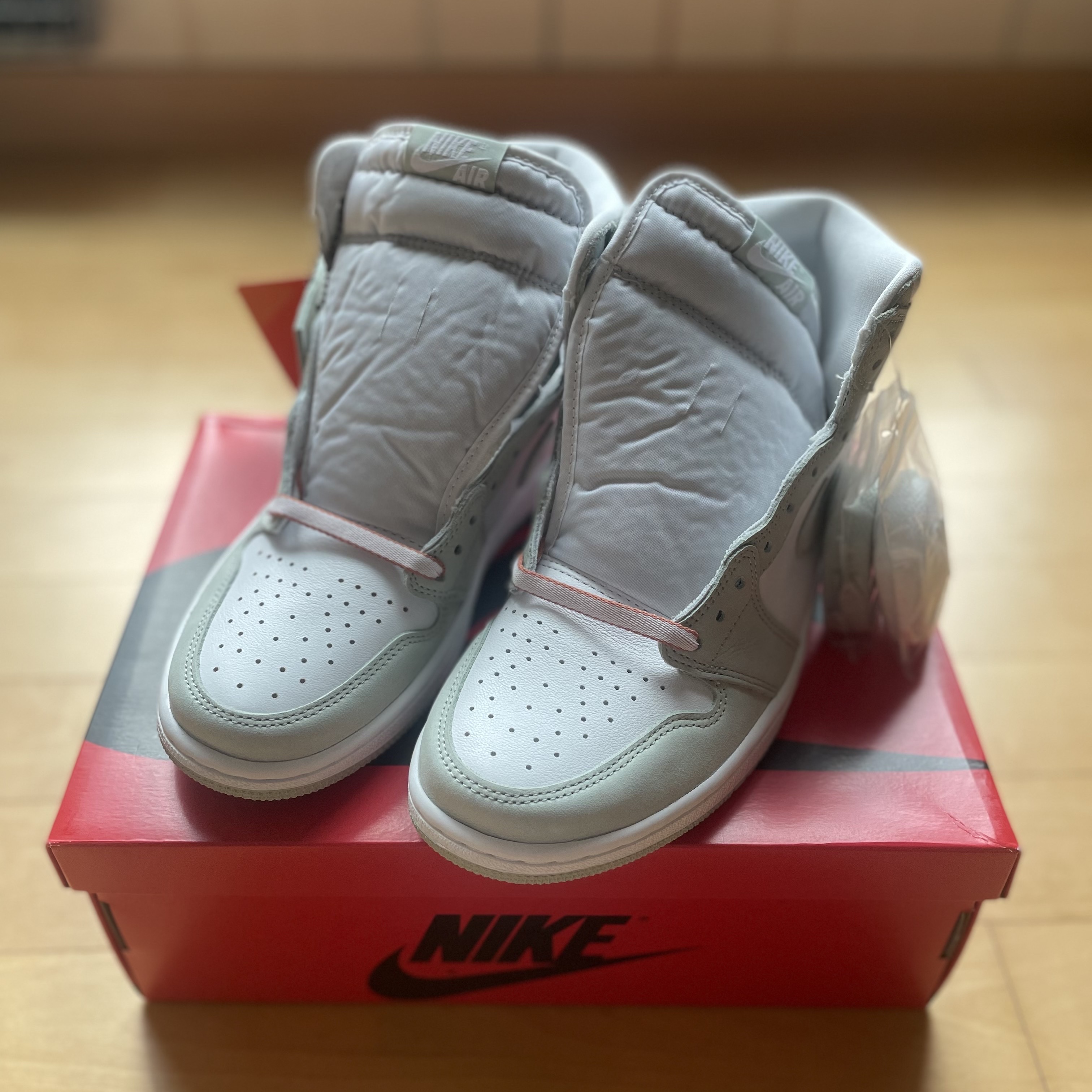 (W) Jordan 1 Retro High OG Seafoam 착용 스타일