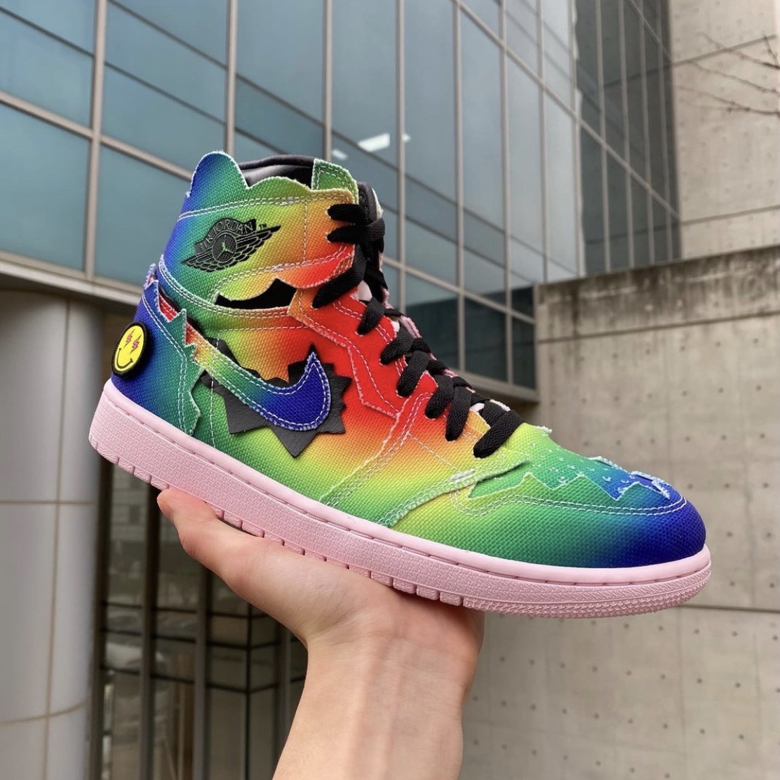 Jordan 1 x J Balvin Retro High OG 착용 스타일