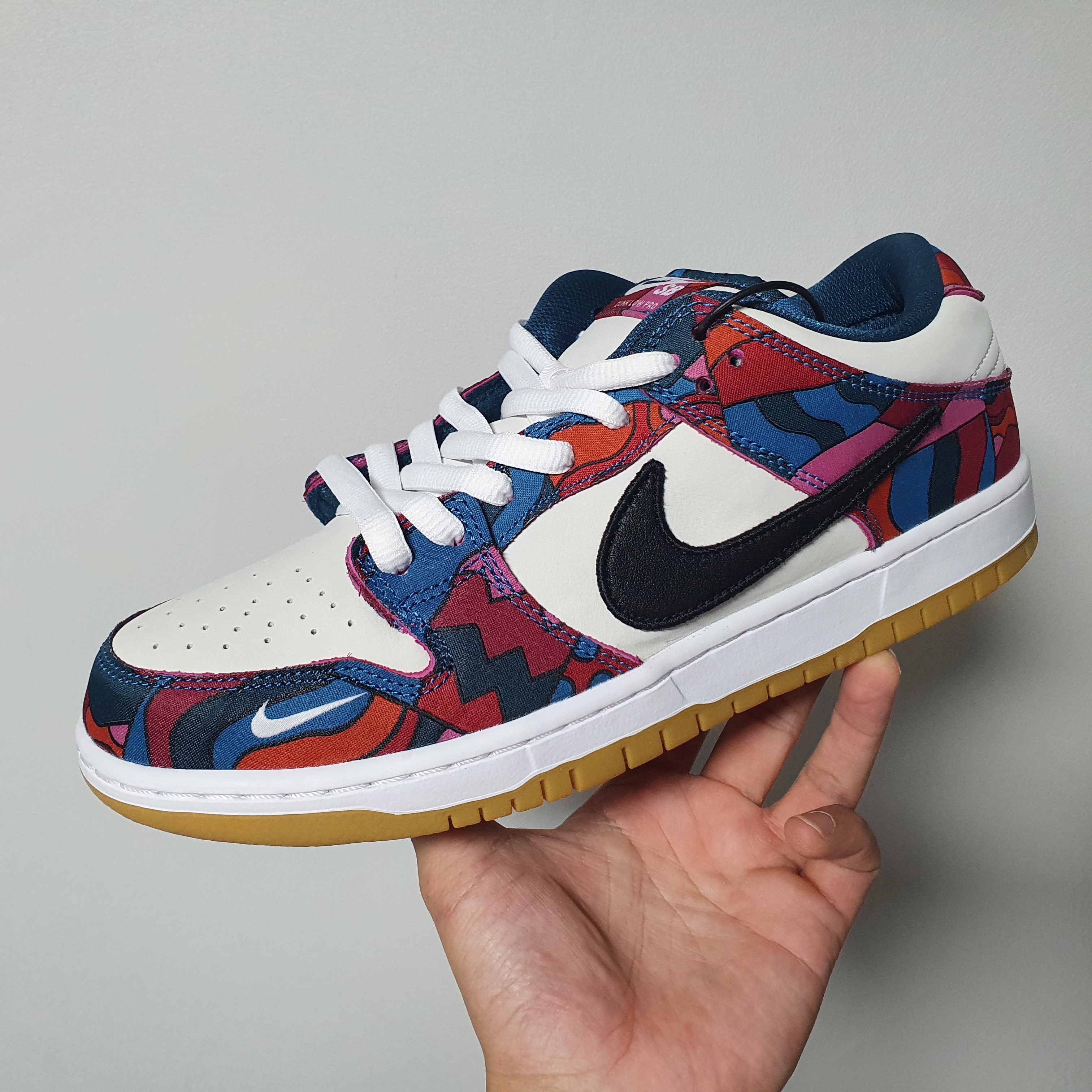Nike x Parra SB Dunk Low Pro Abstract Art 착용 스타일 - 1