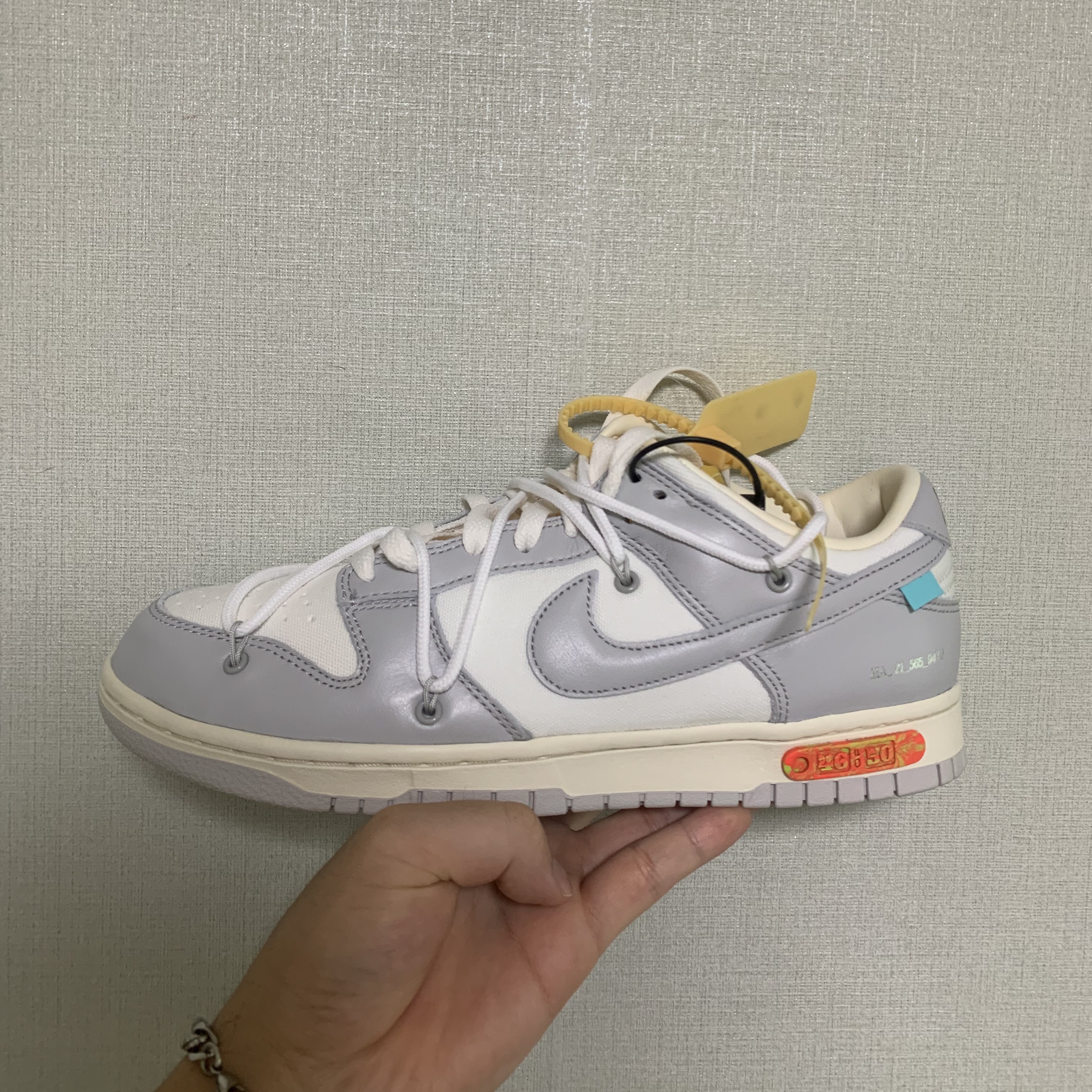 Nike x Off-White Dunk Low The 50 - Lot 46 착용 스타일 - 1