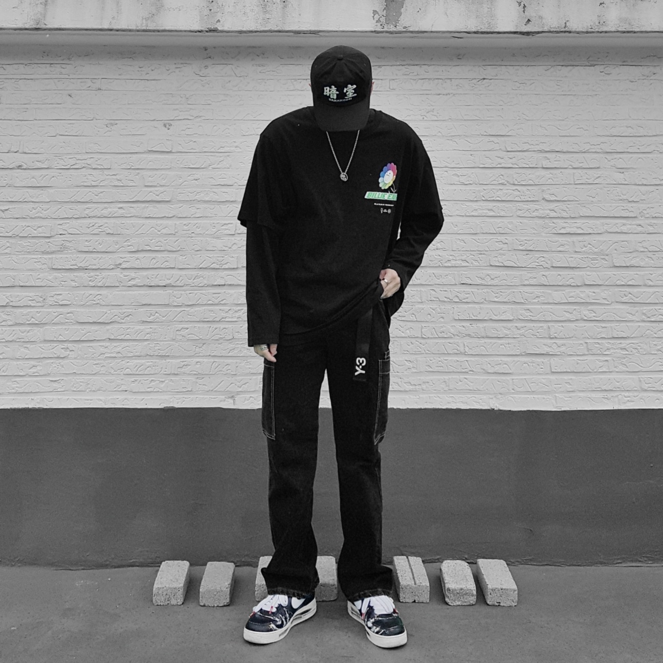 Nike x Peaceminusone Air Force 1 Low Para-Noise 착용 스타일