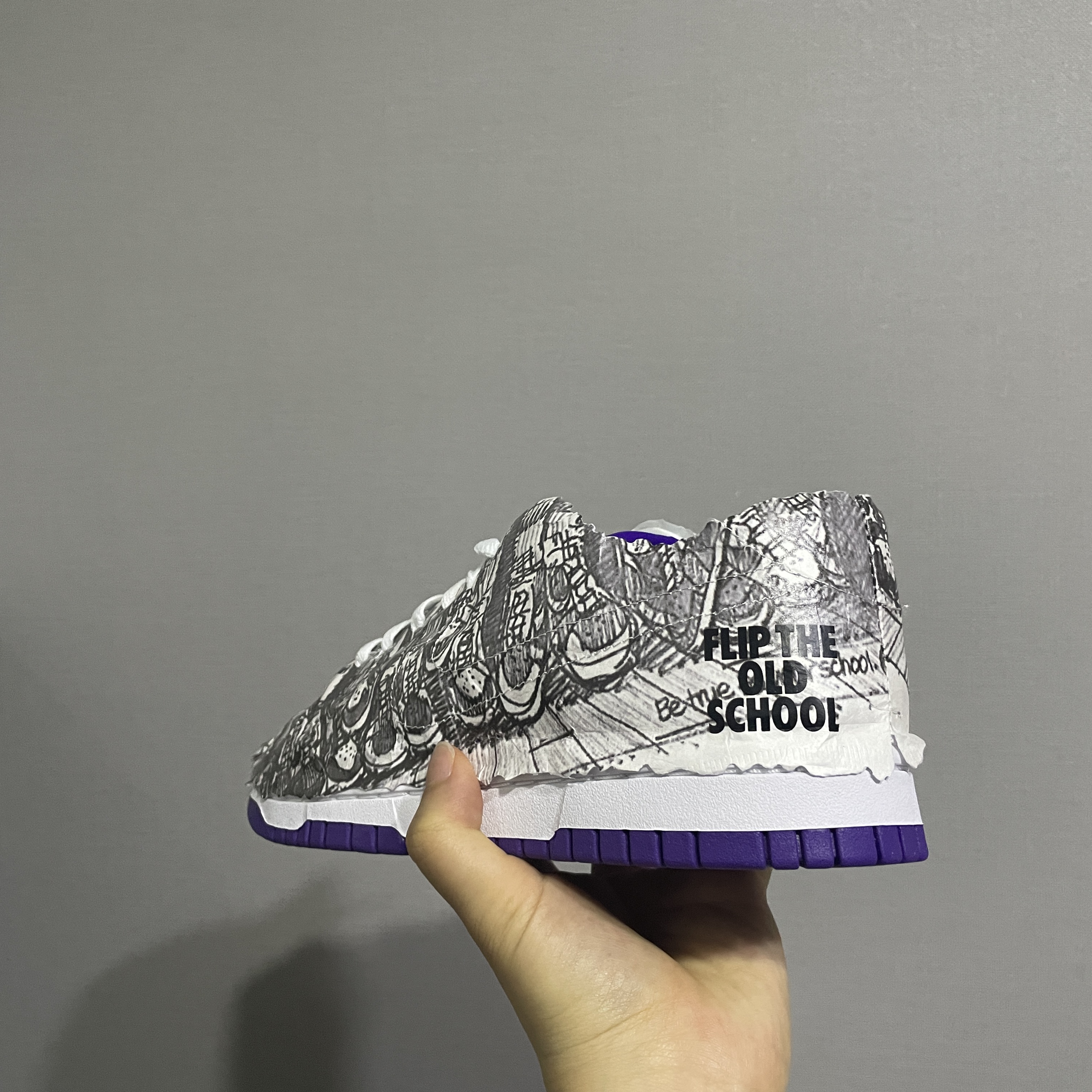 (W) Nike Dunk Low SE Flip 착용 스타일