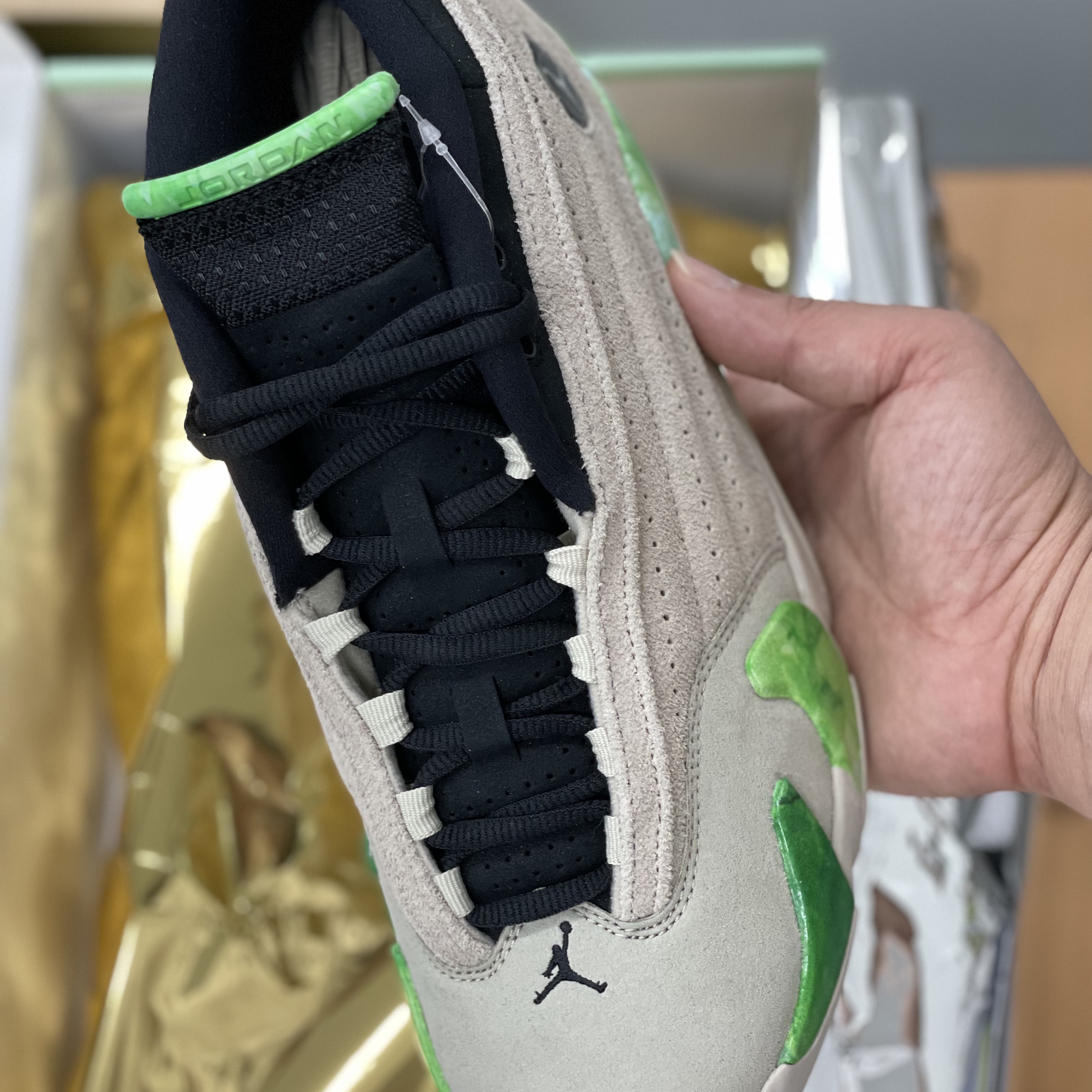 (W) Jordan 14 x Aleali May Retro Low SP Fortune 착용 스타일 - 5