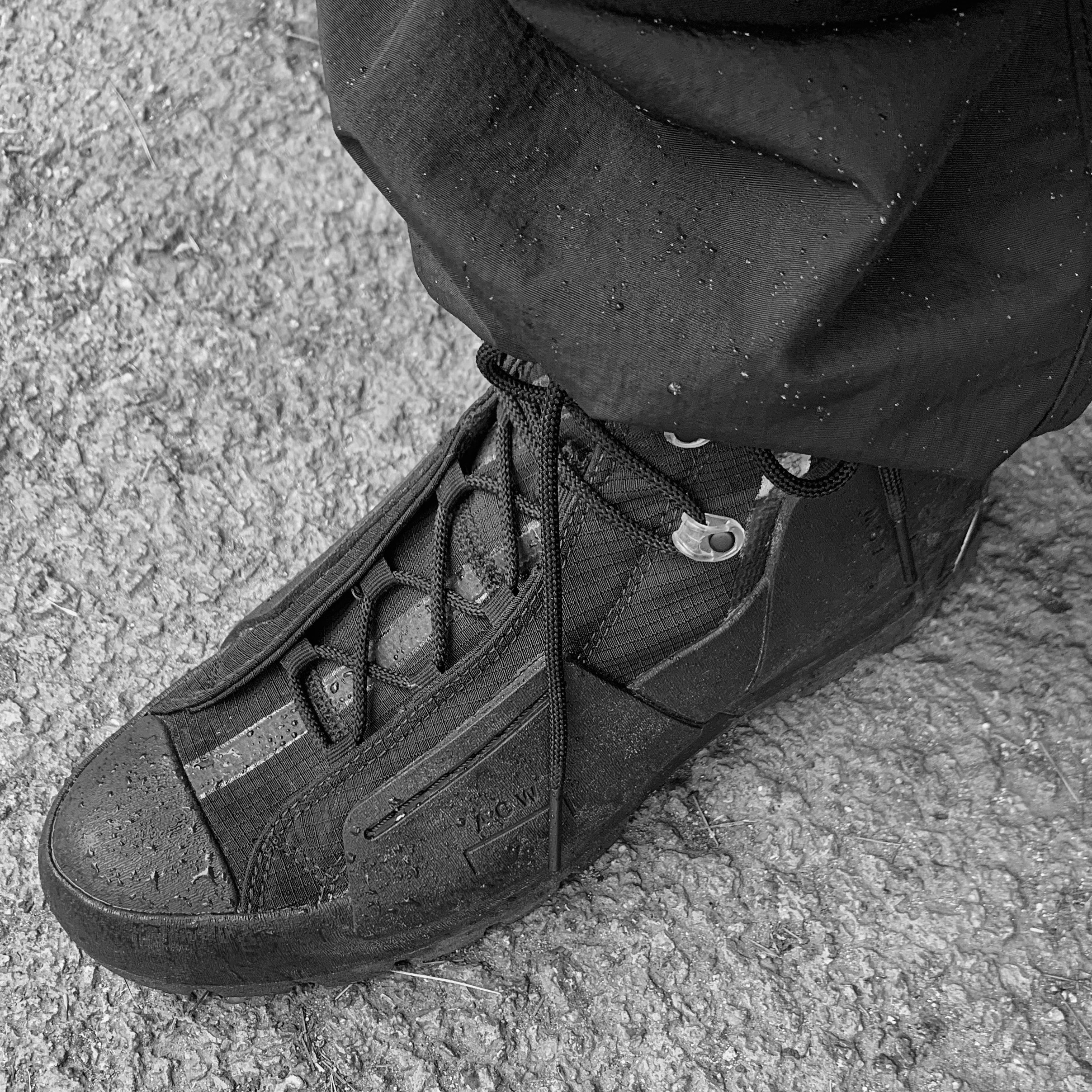 Converse x A-Cold-Wall Chuck Taylor All Star Lugged High Black 착용 스타일