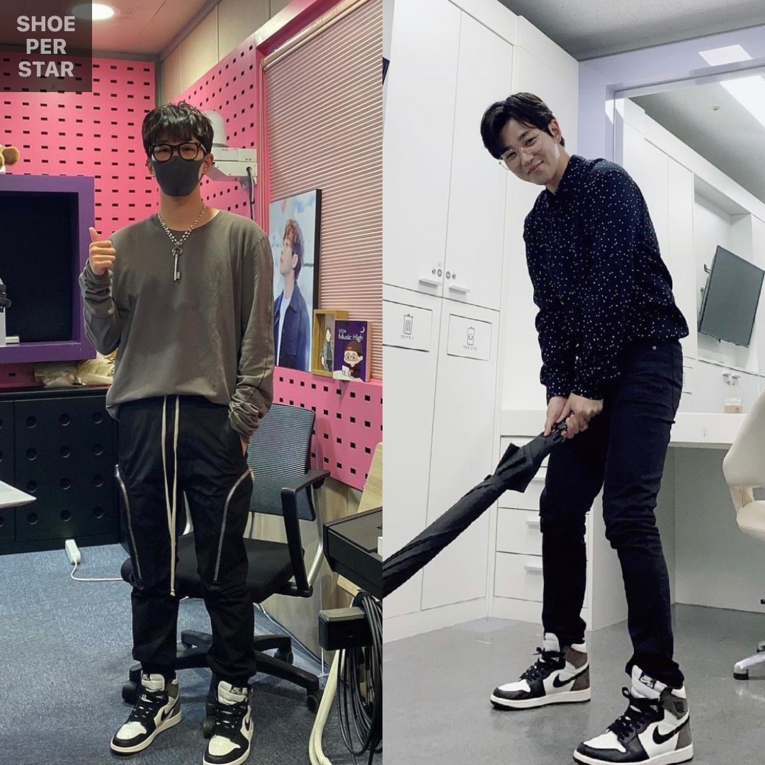 Jordan 1 Retro High OG Black Mocha 착용 스타일 - 1