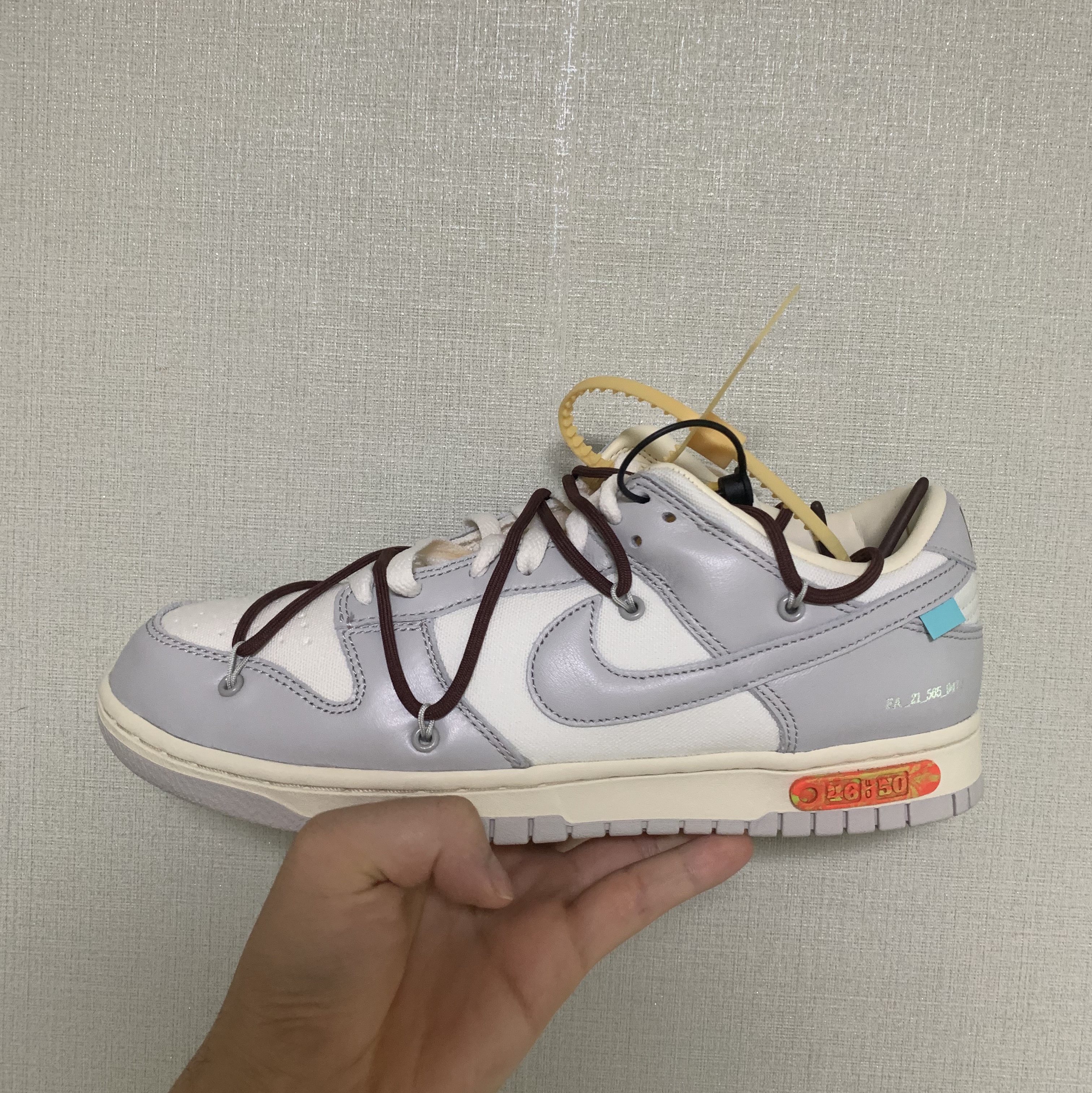 Nike x Off-White Dunk Low The 50 - Lot 46 착용 스타일 - 2