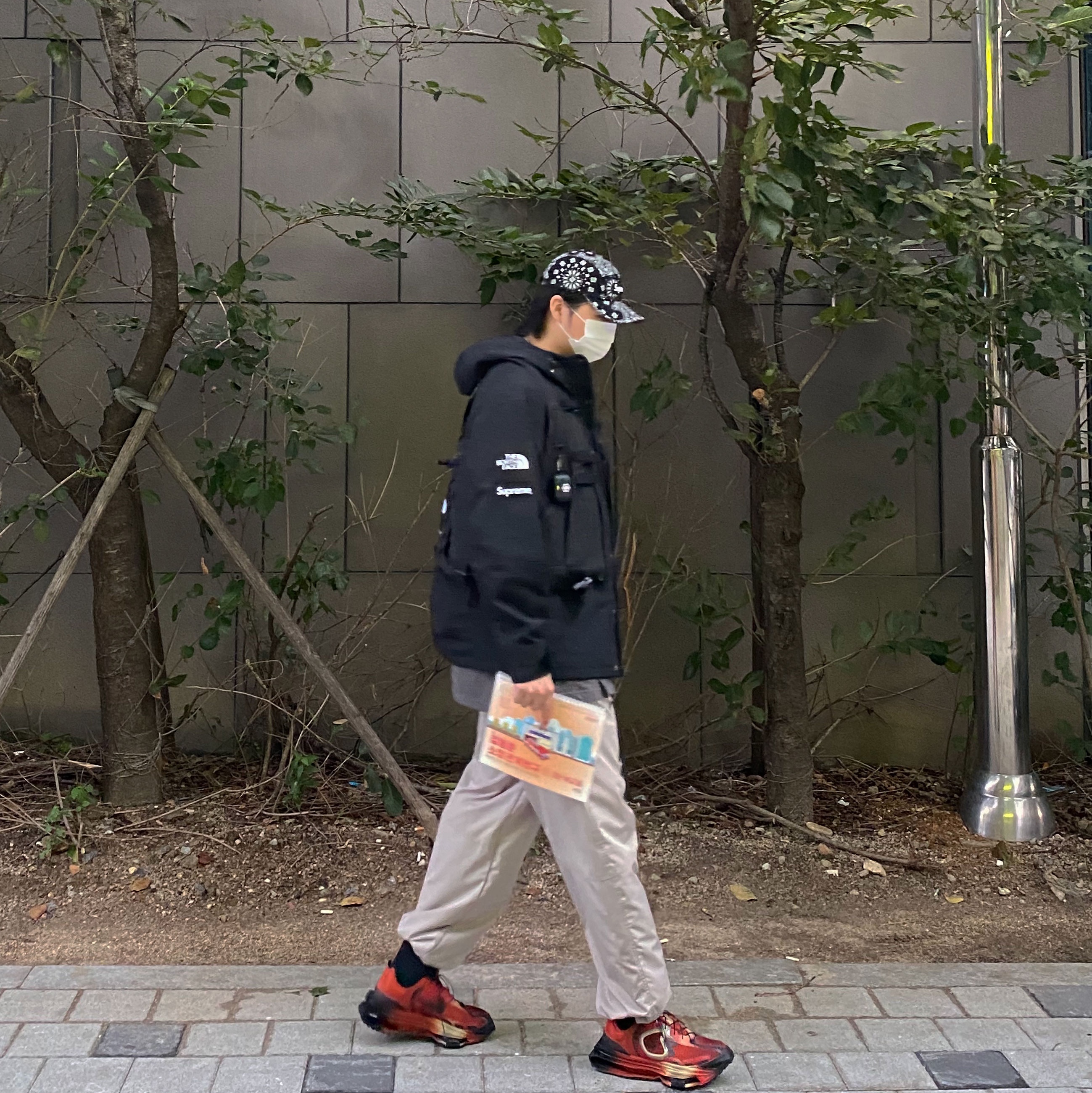 Nike x Matthew M Williams Zoom 004 Rust Factor, Supreme x The North Face RTG Jacket + Vest Black - 20SS 착용 스타일