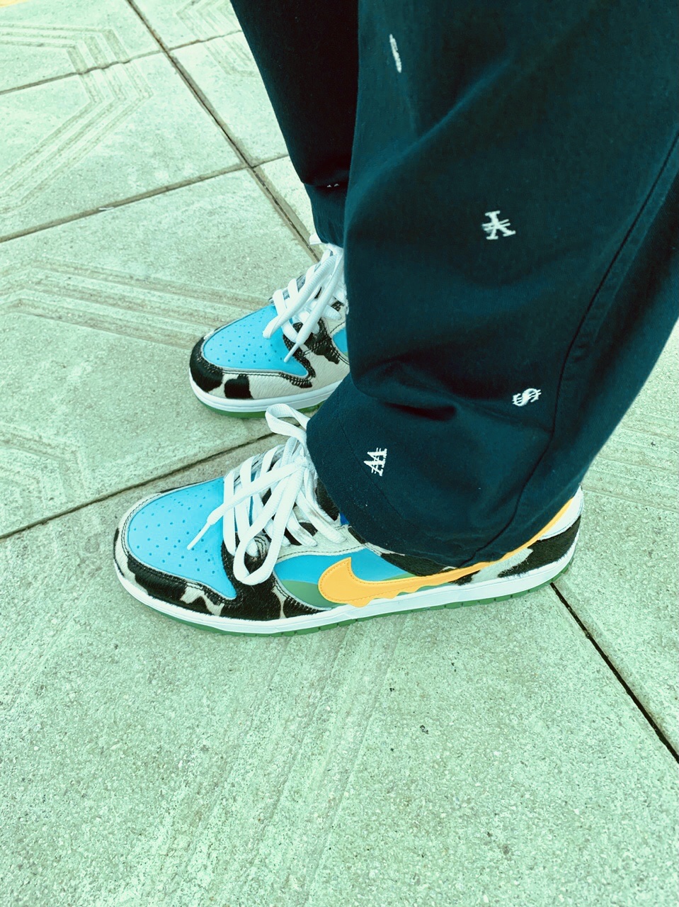 Nike x Ben & Jerry's SB Dunk Low Chunky Dunky 착용 스타일 - 5