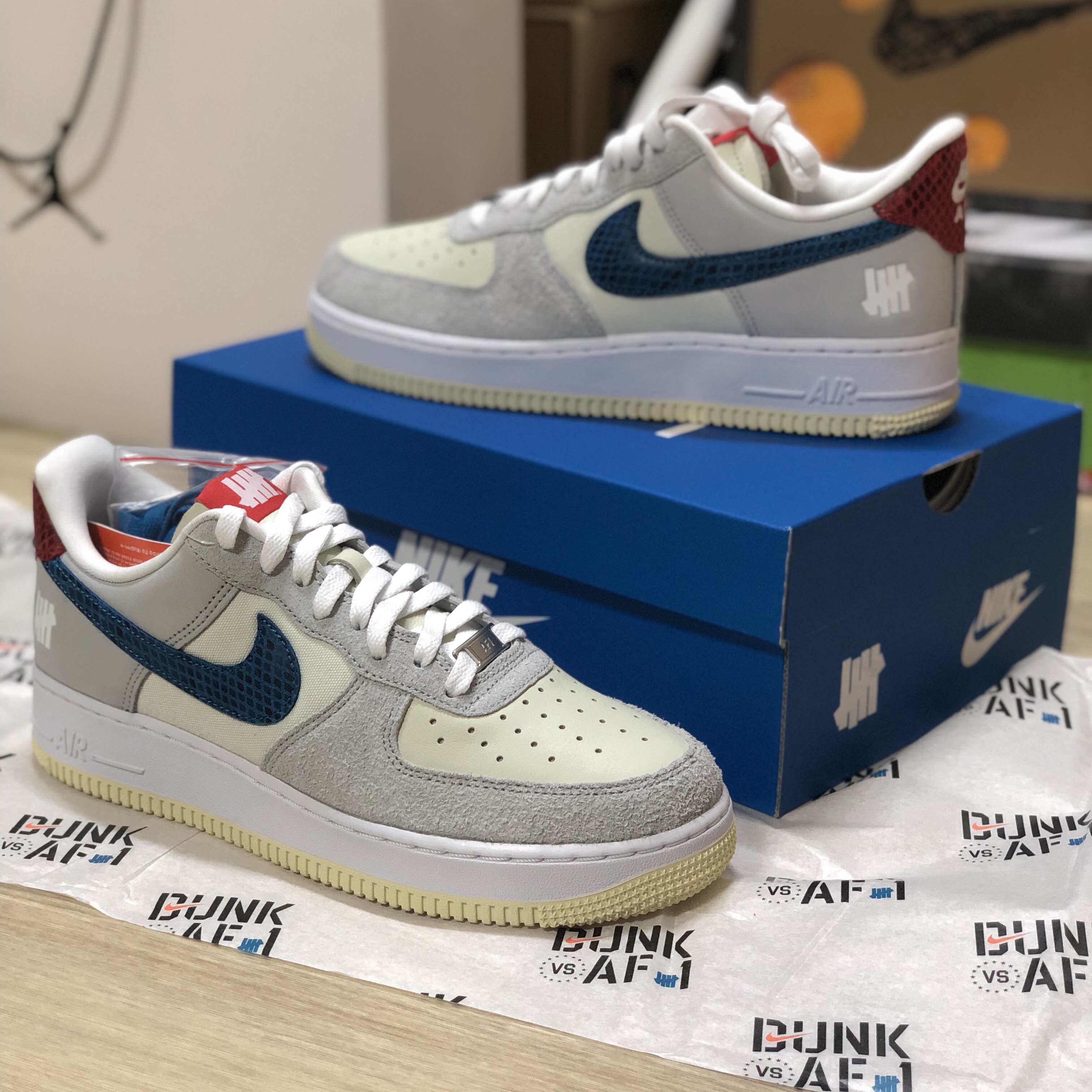 Nike x Undefeated Air Force 1 Low SP 5 On It 착용 스타일