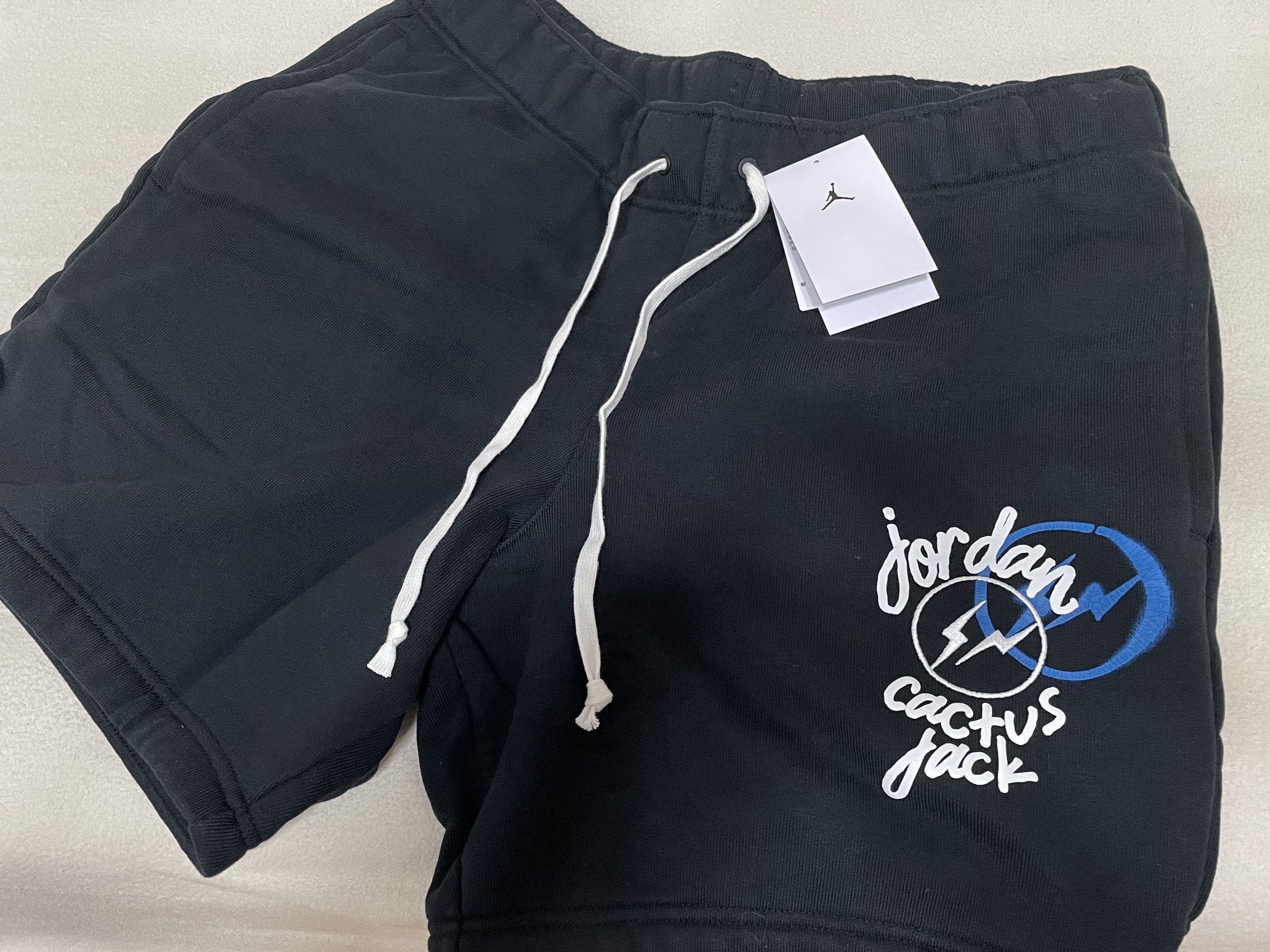 Jordan x Travis Scott x Fragment Shorts Black (DJ0617-010) 착용 스타일 - 1