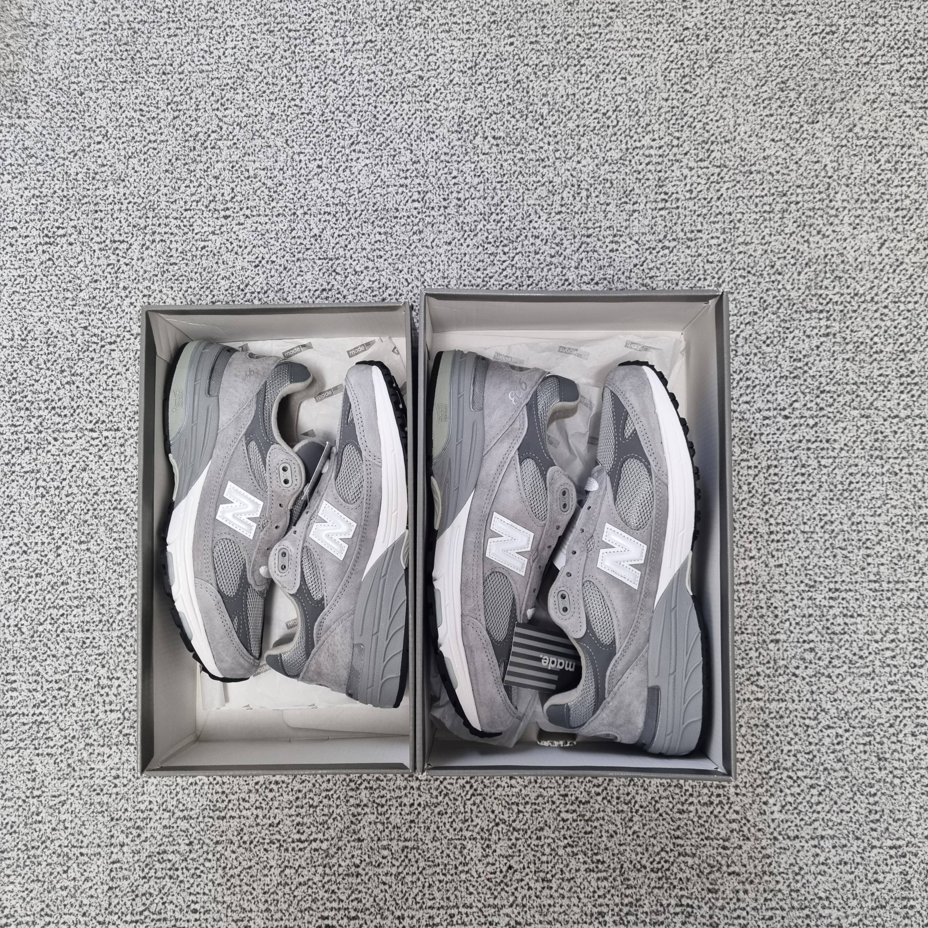 New Balance 993 Made in USA Grey - D Standard 착용 스타일