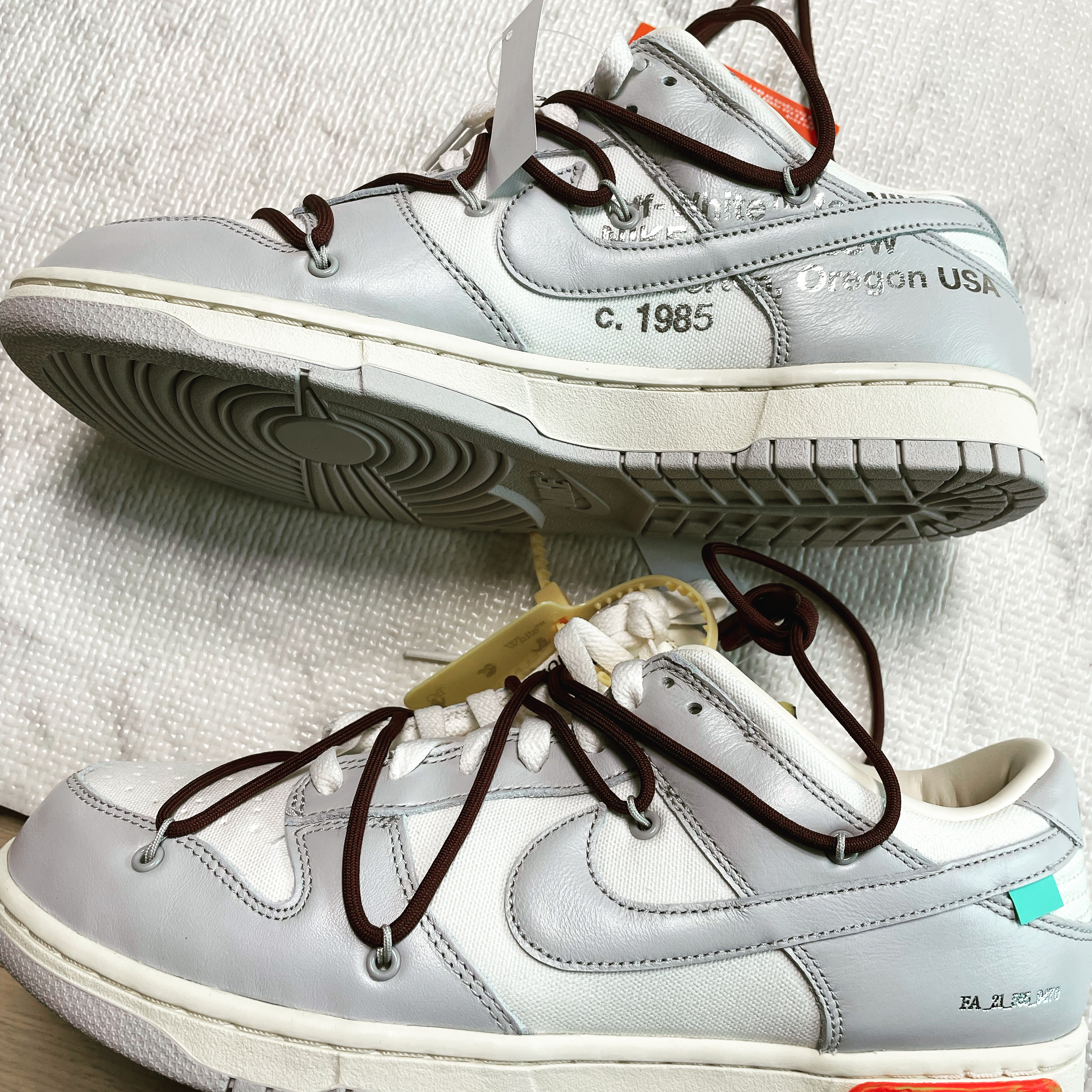 Nike x Off-White Dunk Low The 50 - Lot 46 착용 스타일