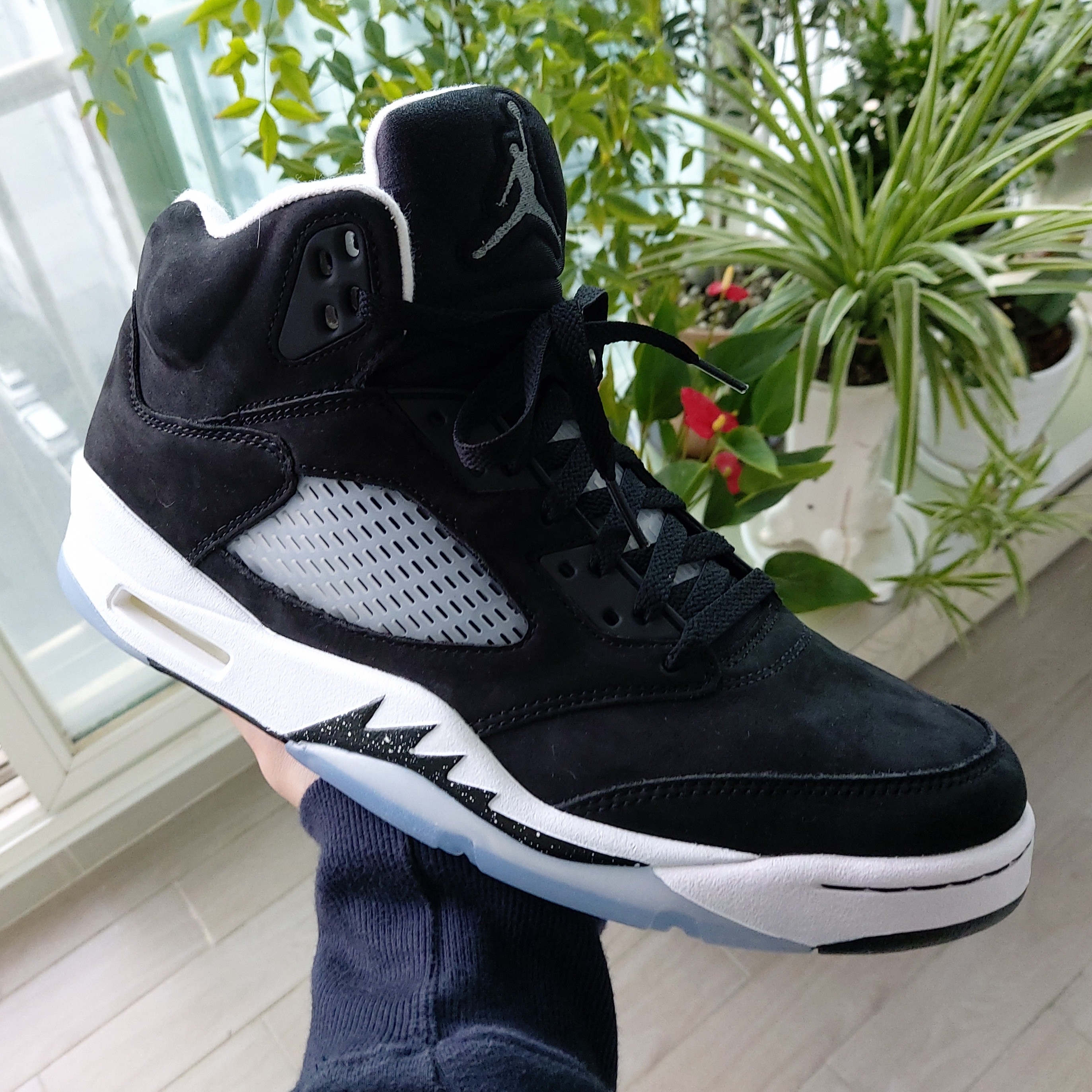 Jordan 5 Retro Moonlight 착용 스타일 - 1