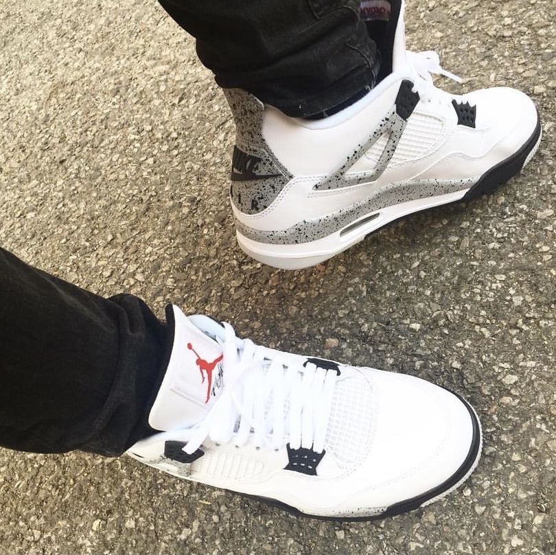 Jordan 4 Retro OG White Cement 2016 착용 스타일