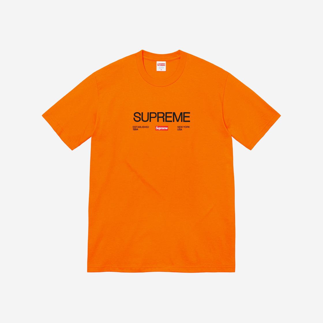 슈프림 Est. 1994 티셔츠 오렌지 - 21FW | Supreme | KREAM