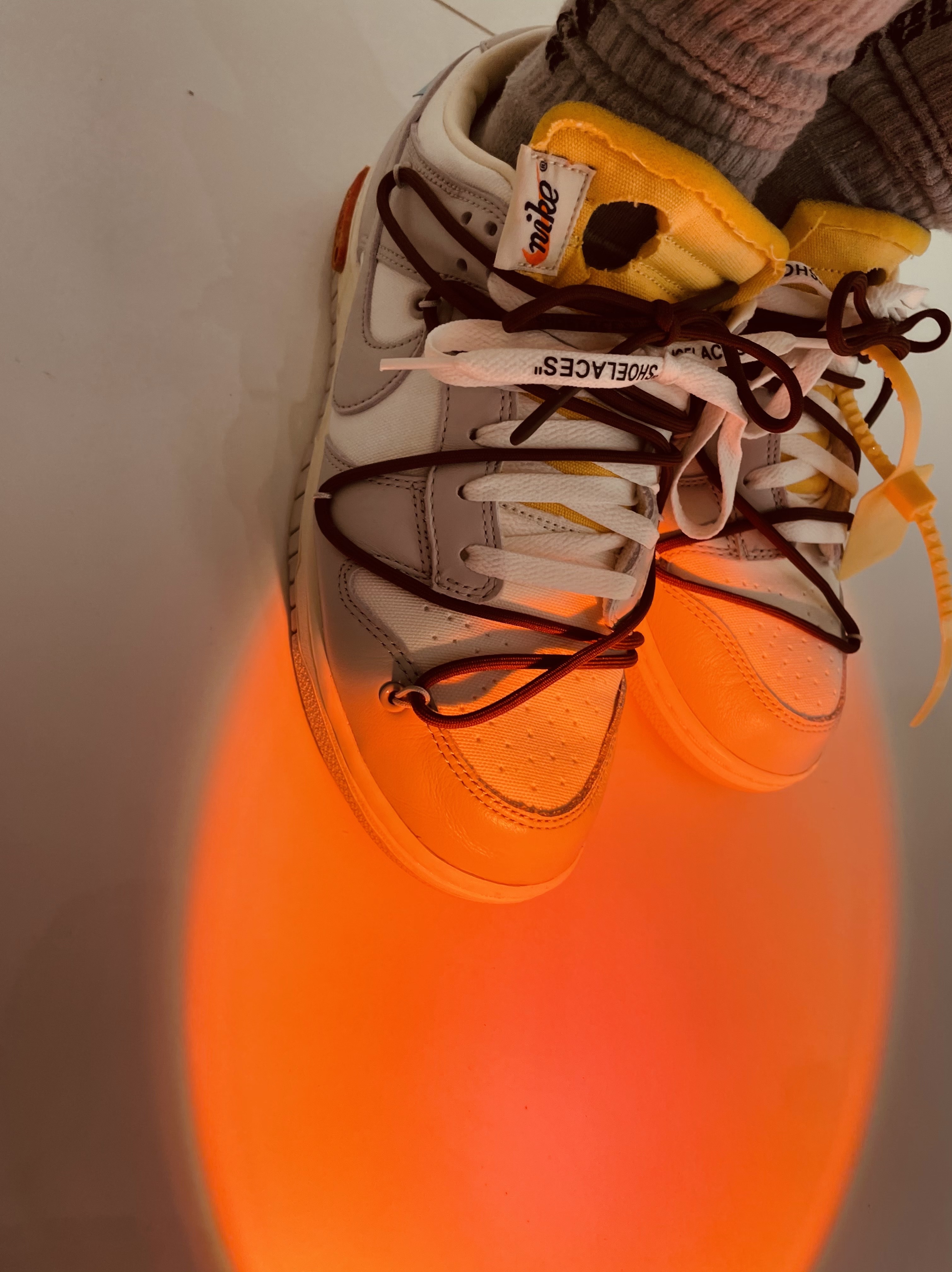 Nike x Off-White Dunk Low The 50 - Lot 46 착용 스타일 - 1