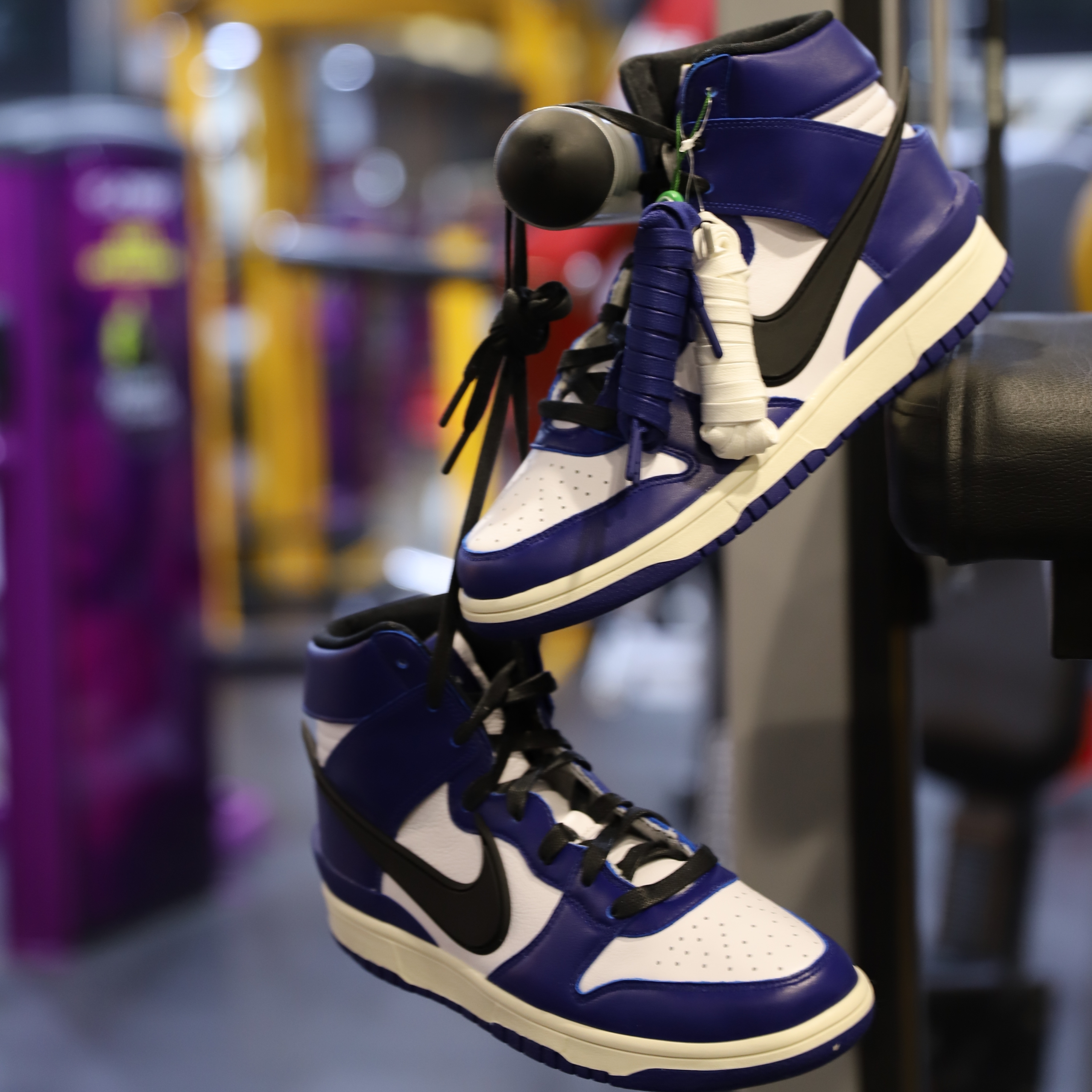Nike x Ambush Dunk High Deep Royal Blue 착용 스타일