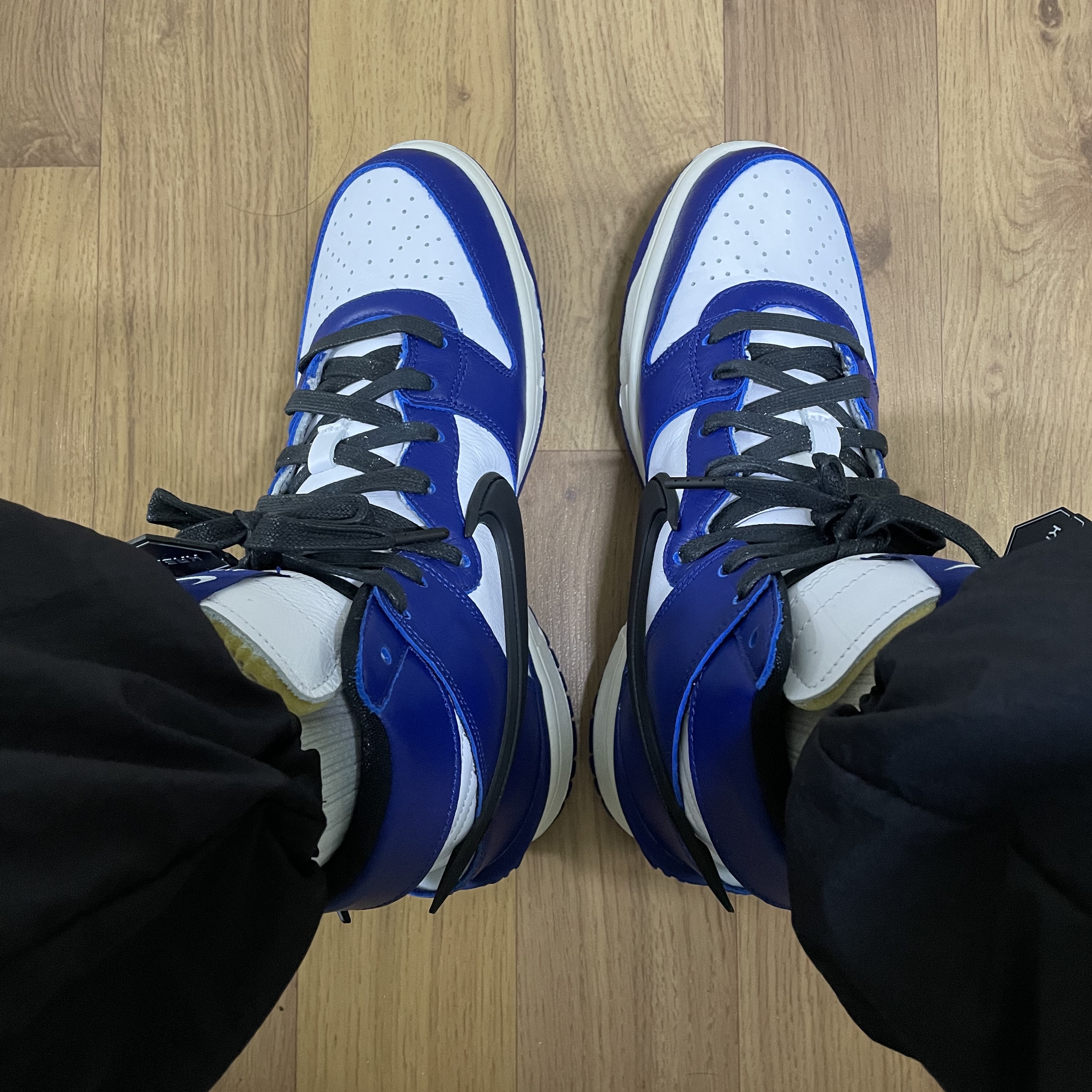 Nike x Ambush Dunk High Deep Royal Blue 착용 스타일