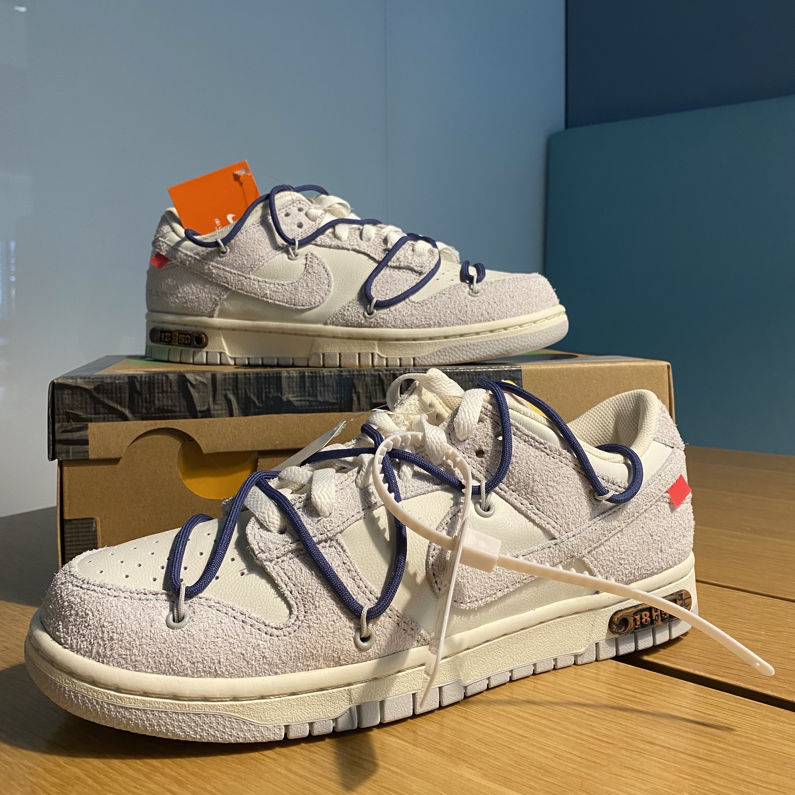 Nike x Off-White Dunk Low The 50 - Lot 18 착용 스타일