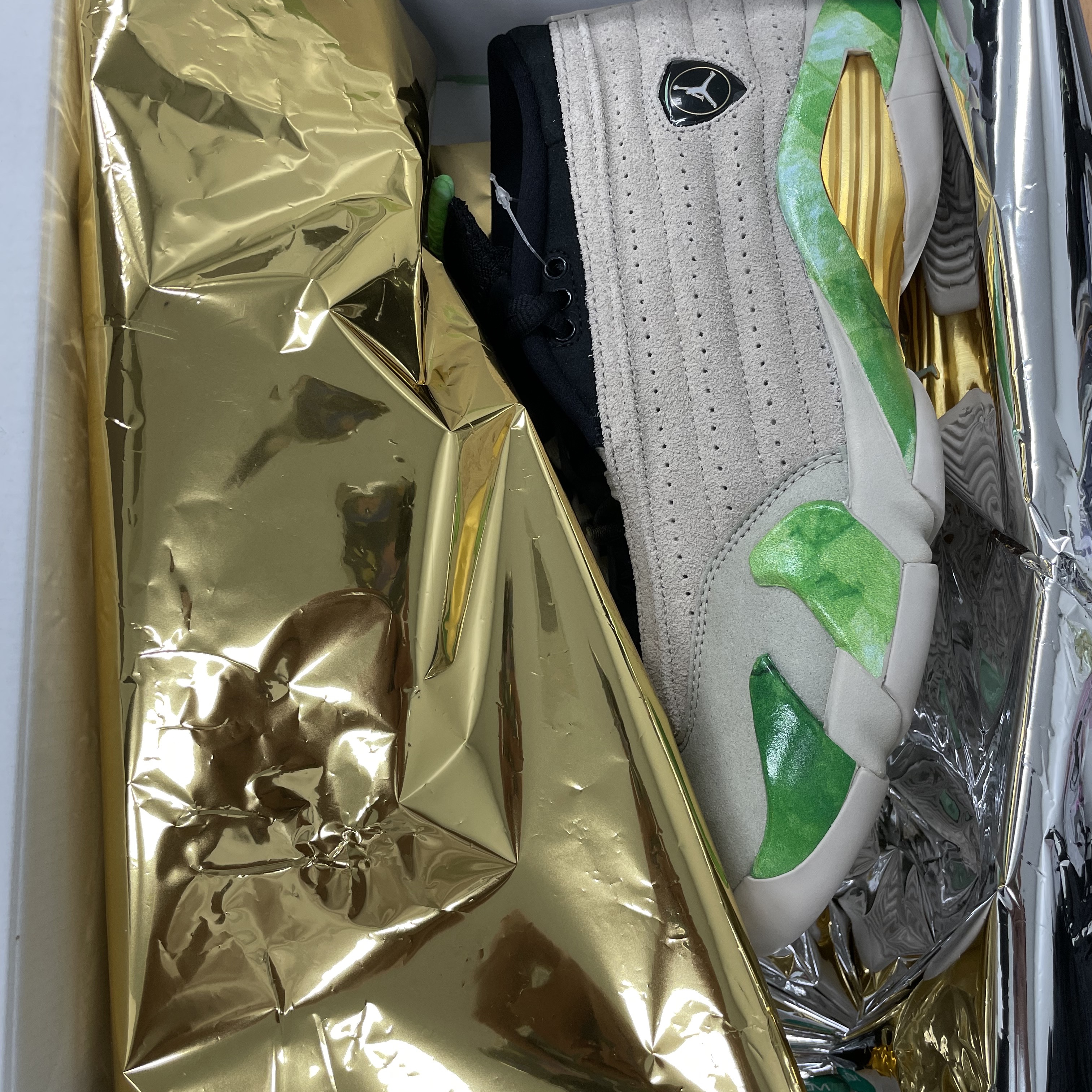 (W) Jordan 14 x Aleali May Retro Low SP Fortune 착용 스타일 - 3