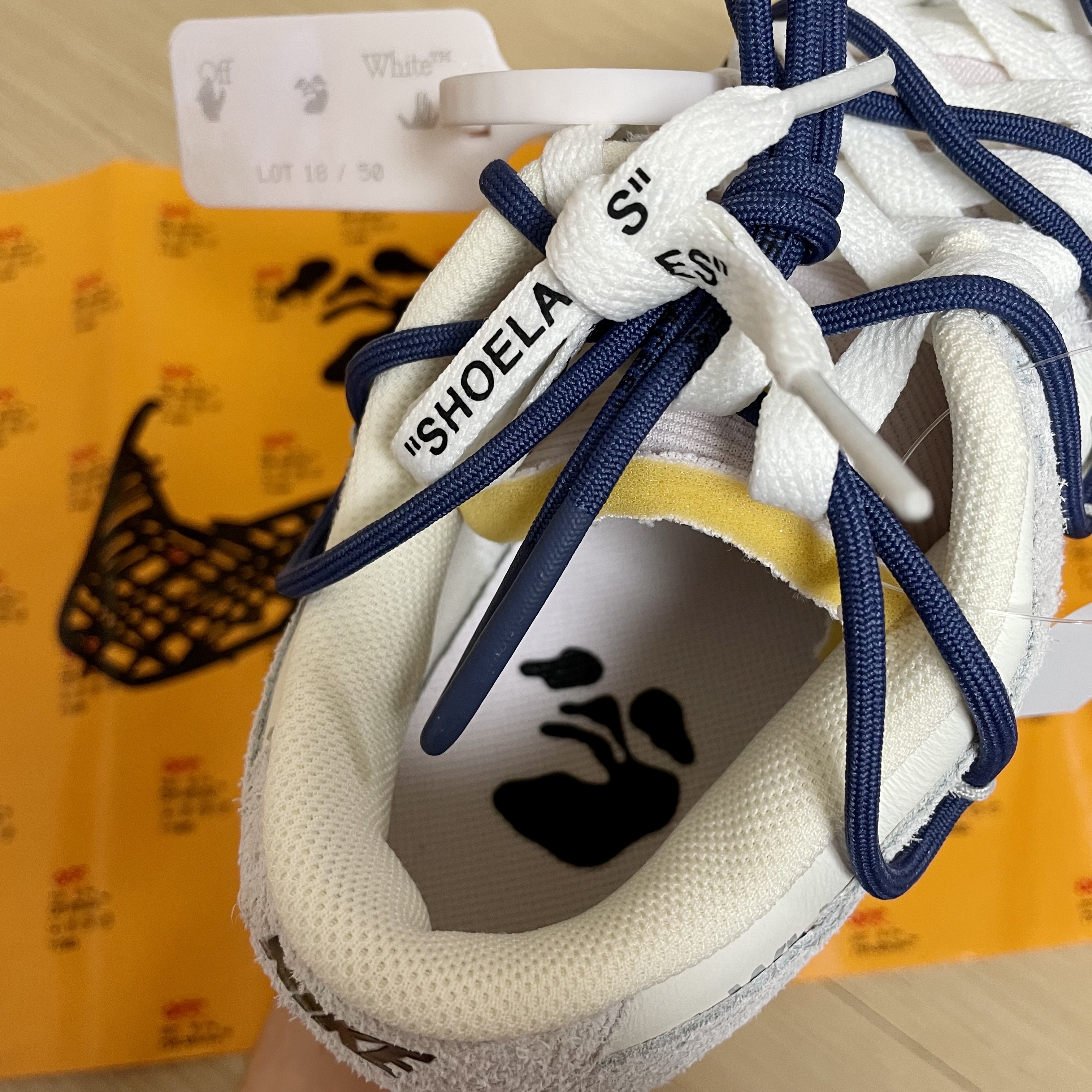 Nike x Off-White Dunk Low The 50 - Lot 18 착용 스타일 - 2