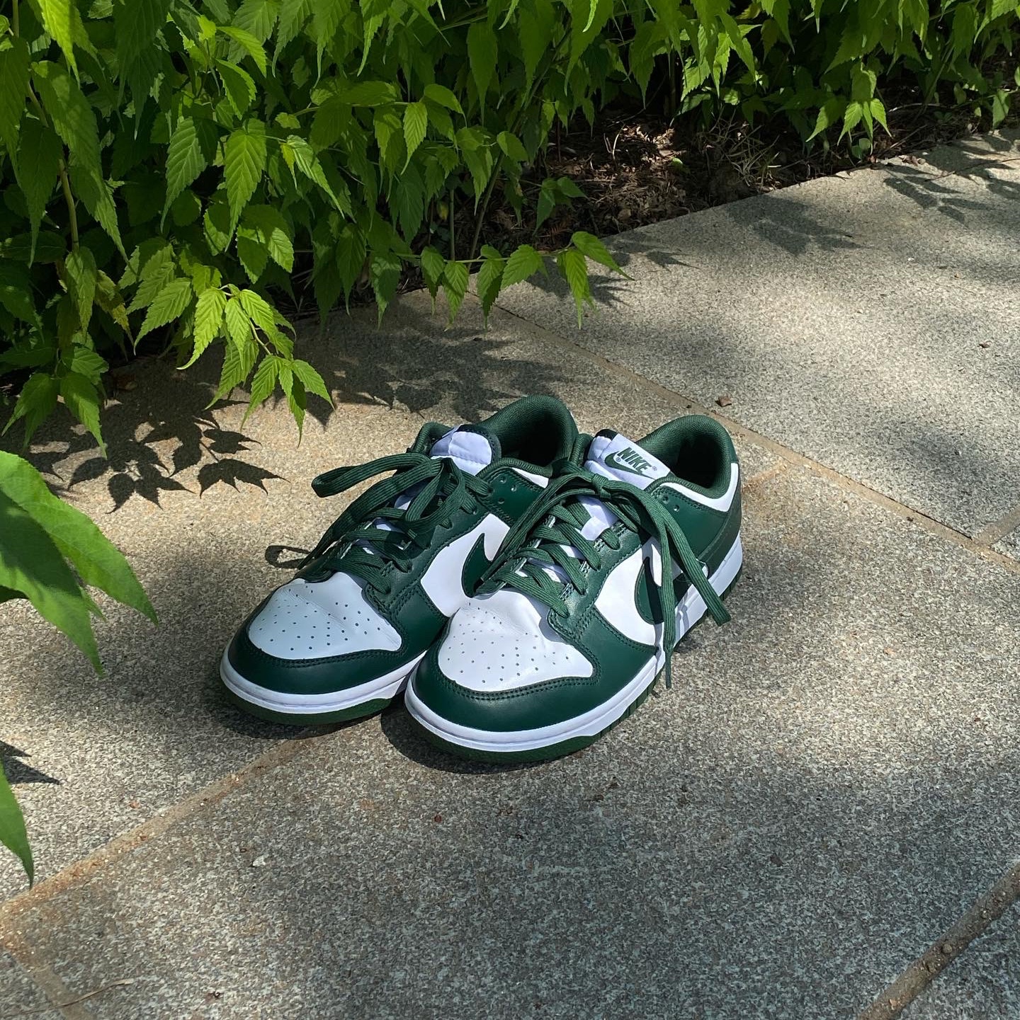 Nike Dunk Low Retro Varsity Green 착용 스타일 - 2
