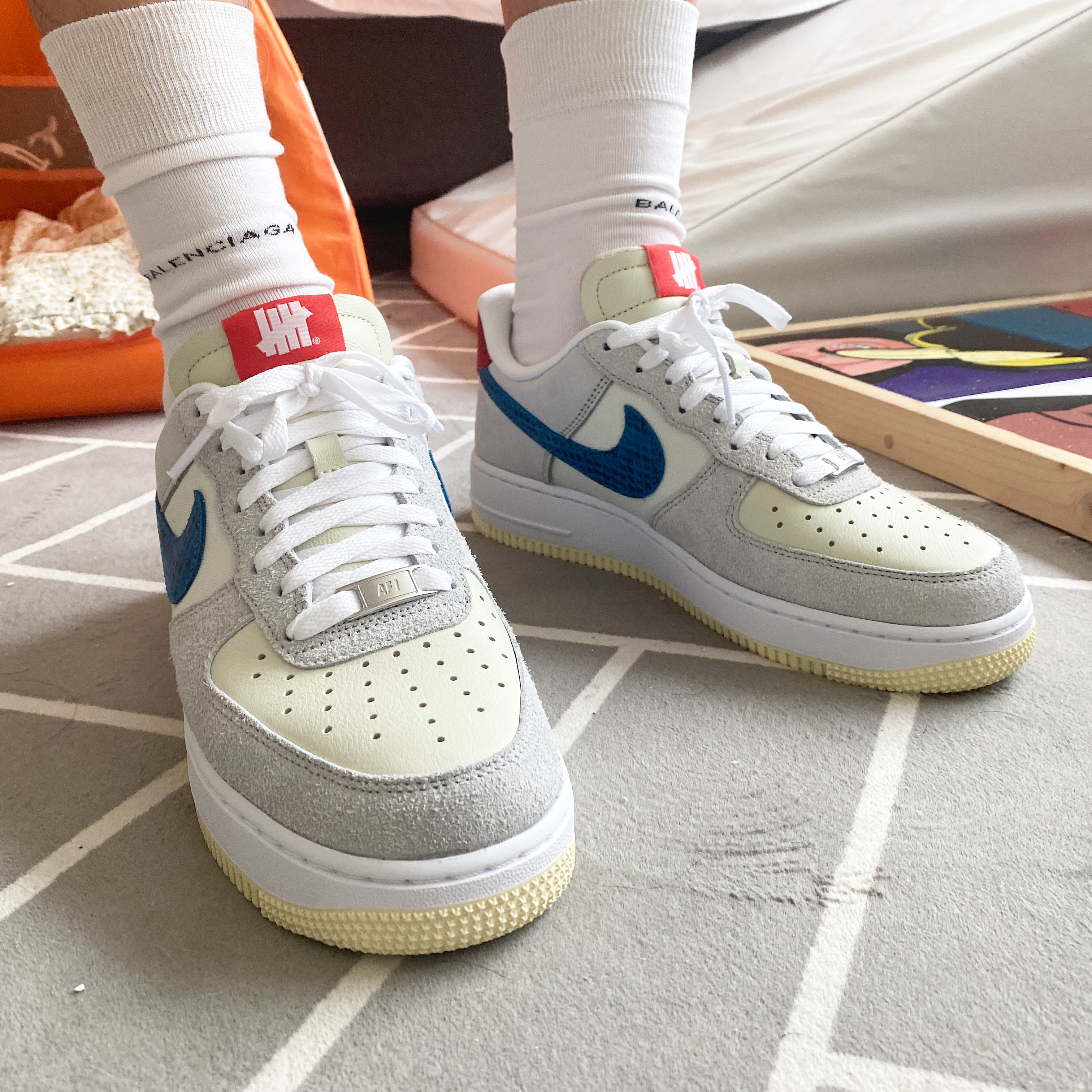 Nike x Undefeated Air Force 1 Low SP 5 On It 착용 스타일 - 2