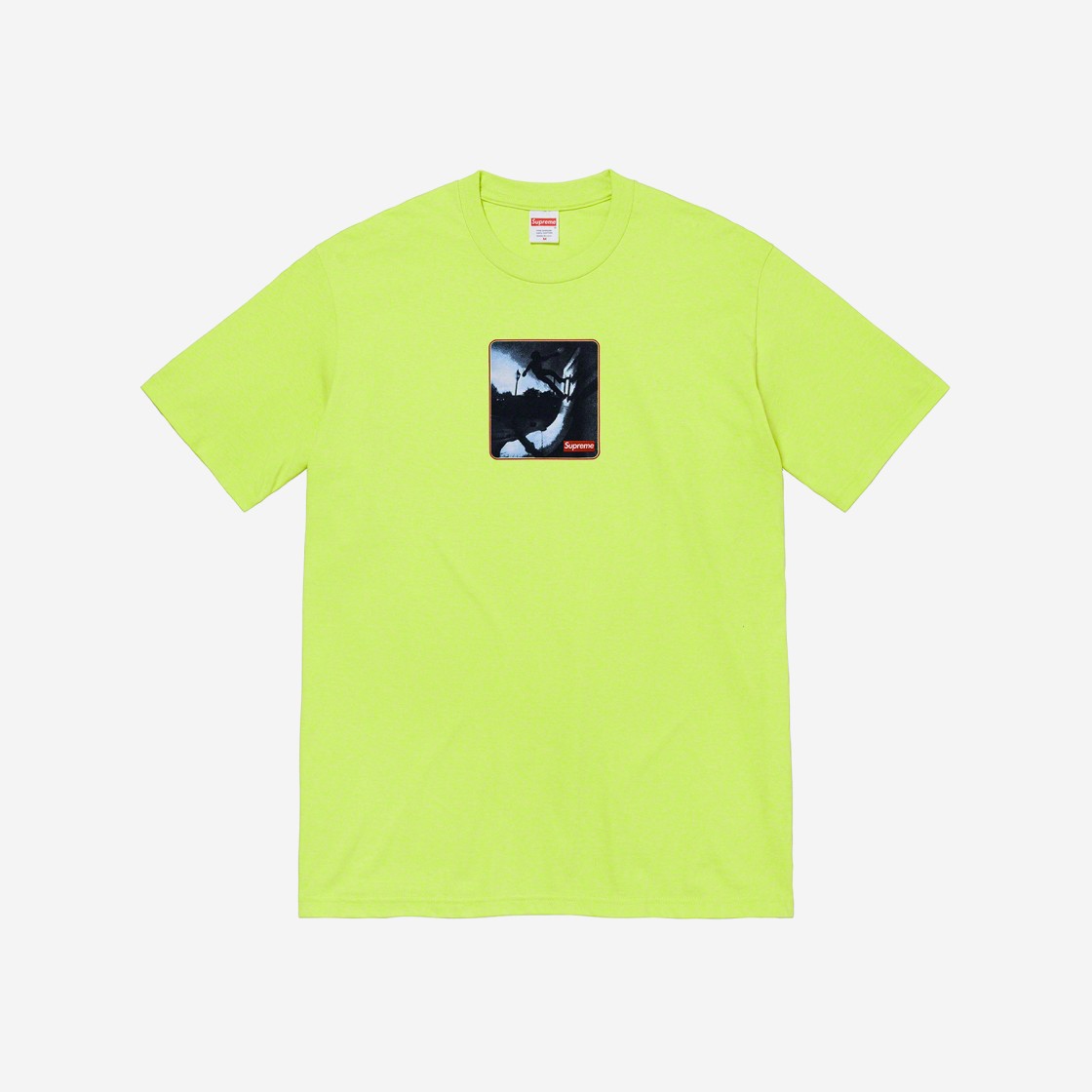 Supreme Shadow T-Shirt Neon Green - 21FW 상세 이미지 1