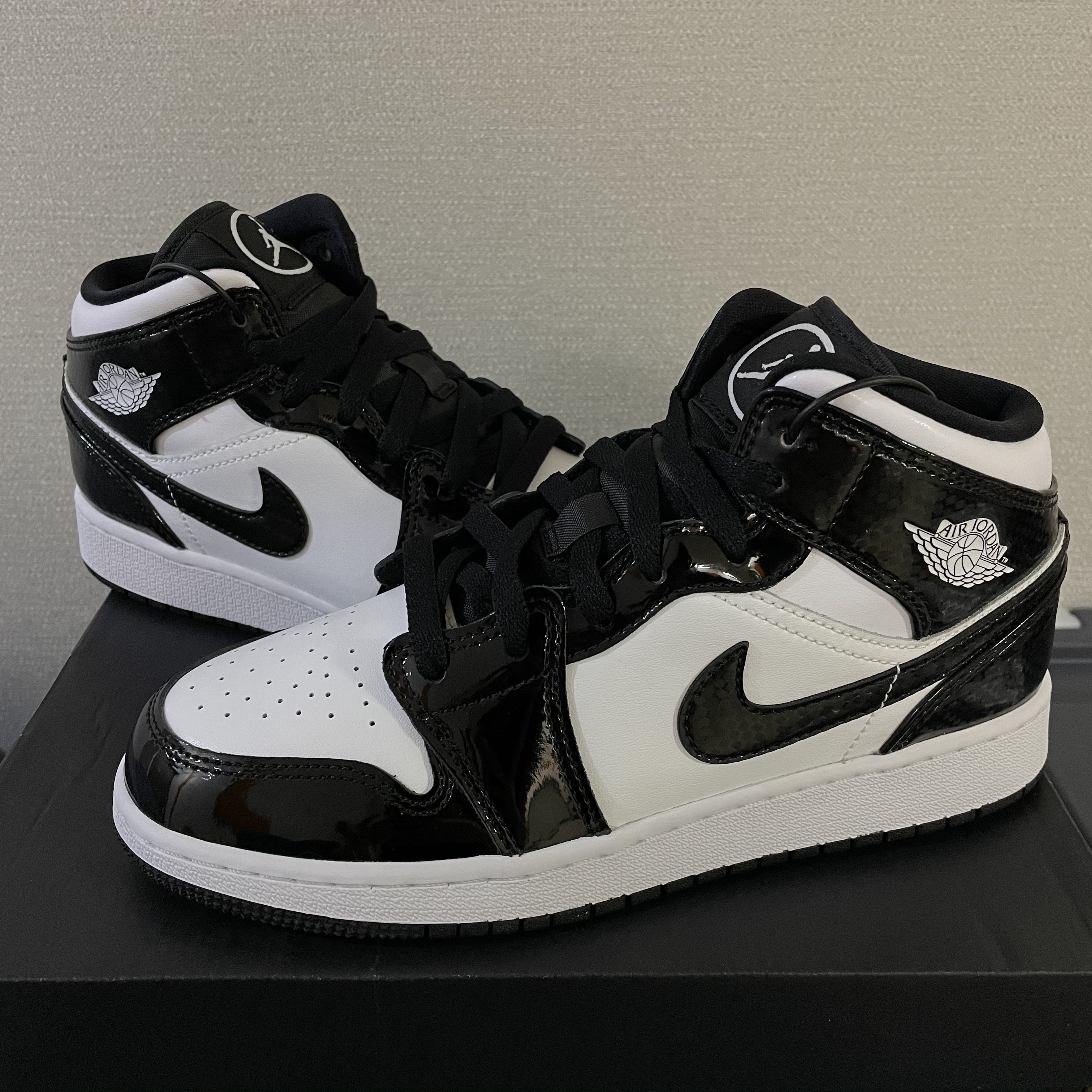(GS) Jordan 1 Mid SE ASW Black, Jordan 1 Mid SE ASW Black 착용 스타일 - 2