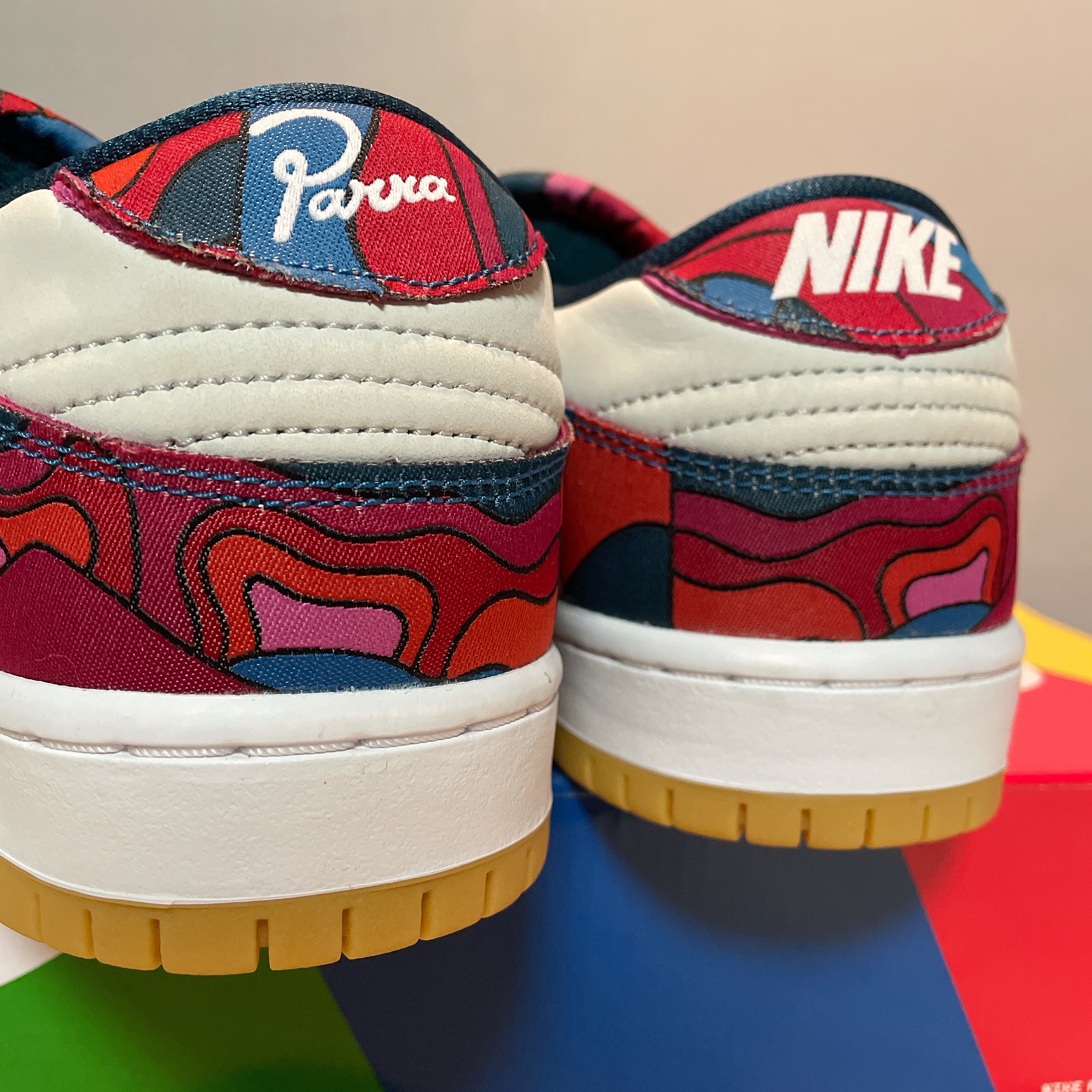 Nike x Parra SB Dunk Low Pro Abstract Art 착용 스타일 - 3