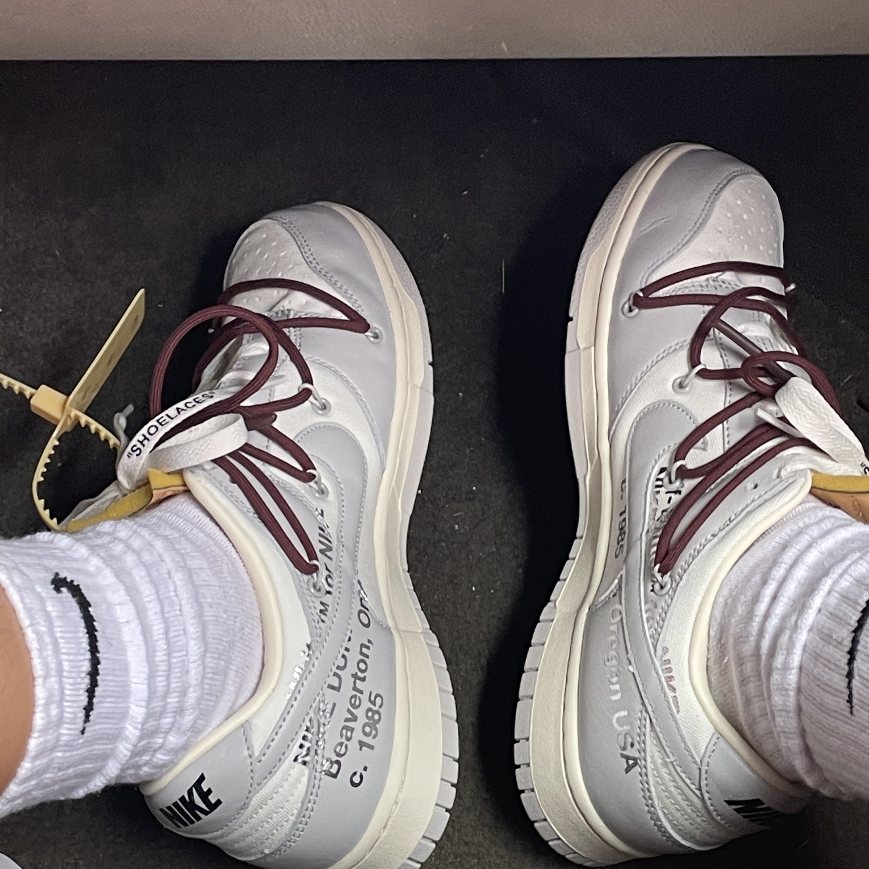 Nike x Off-White Dunk Low The 50 - Lot 46 착용 스타일