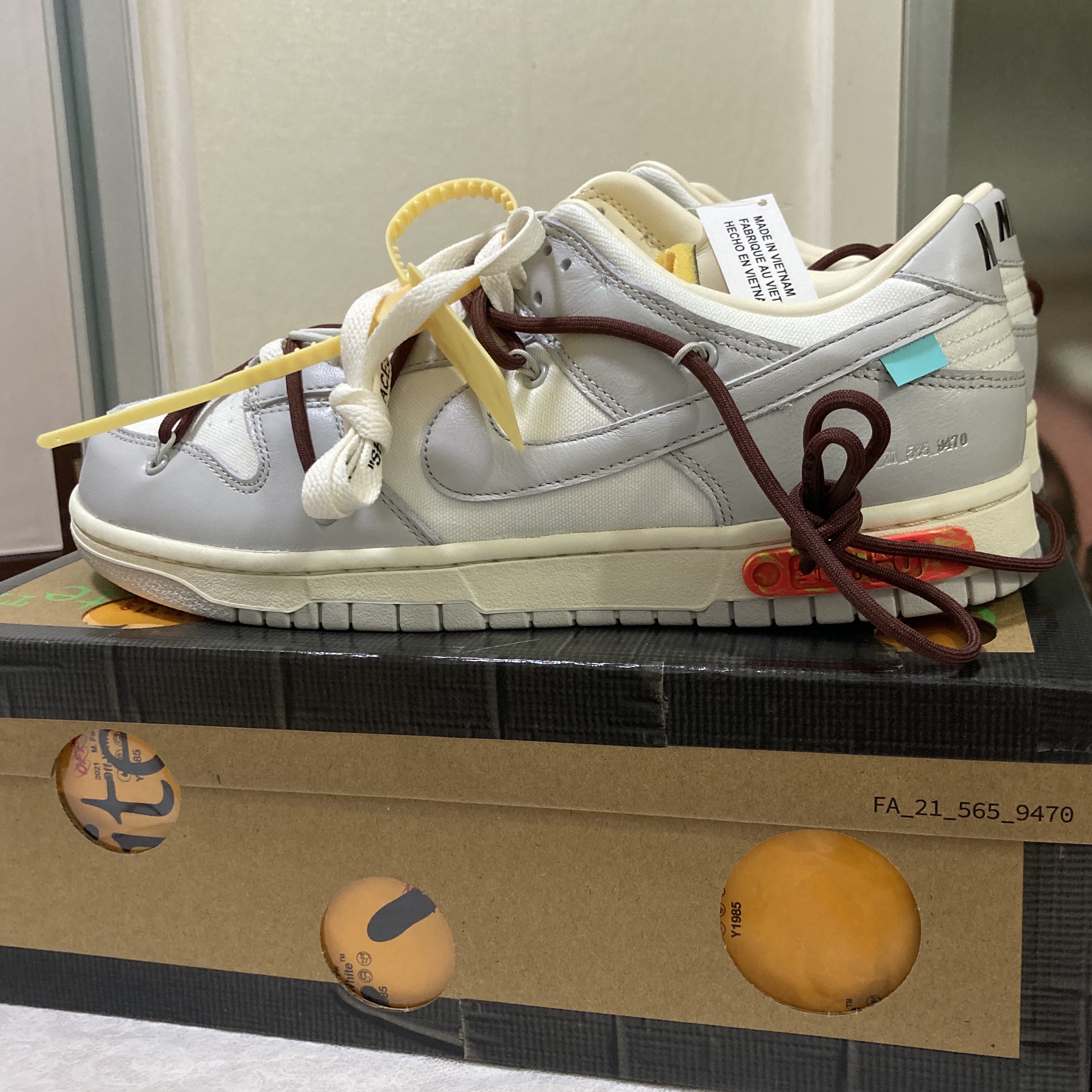 Nike x Off-White Dunk Low The 50 - Lot 46 착용 스타일