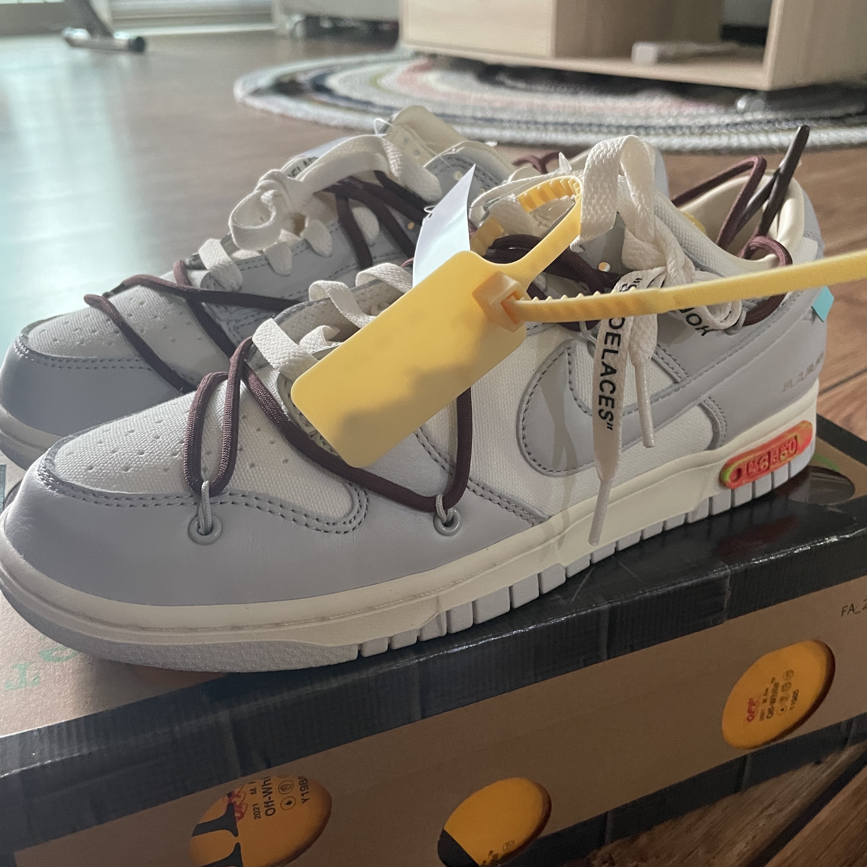 Nike x Off-White Dunk Low The 50 - Lot 46 착용 스타일